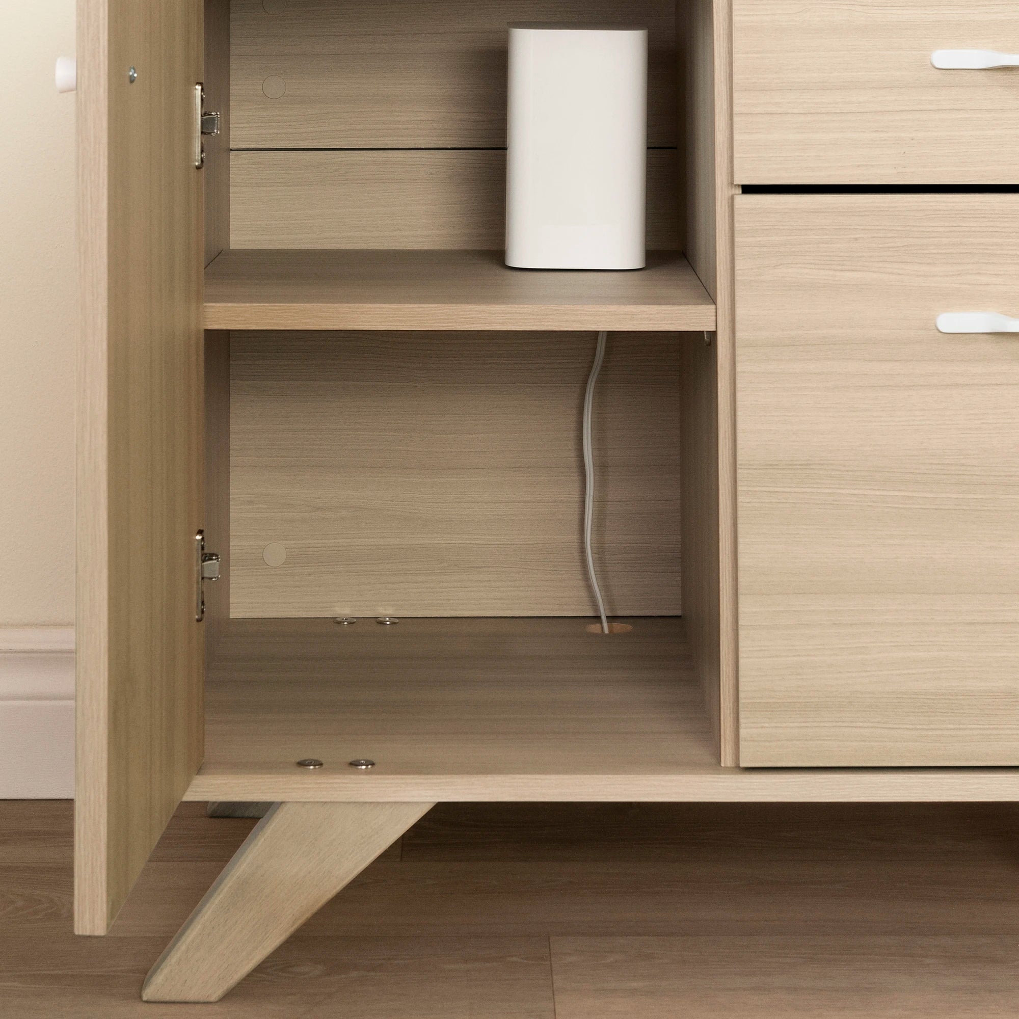 2-Drawer Credenza with Doors - Helsy