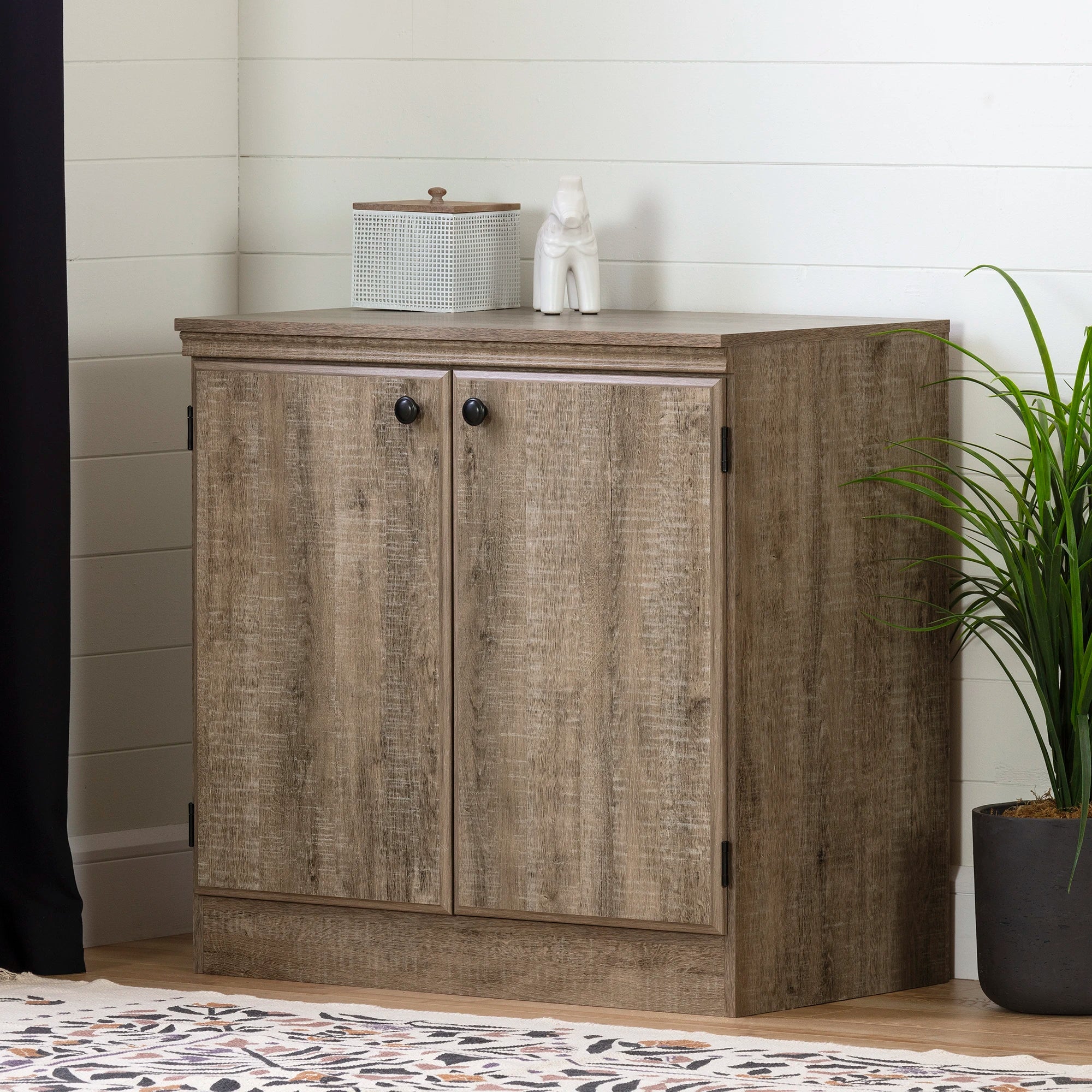 Small 2-Door Storage Cabinet - Morgan