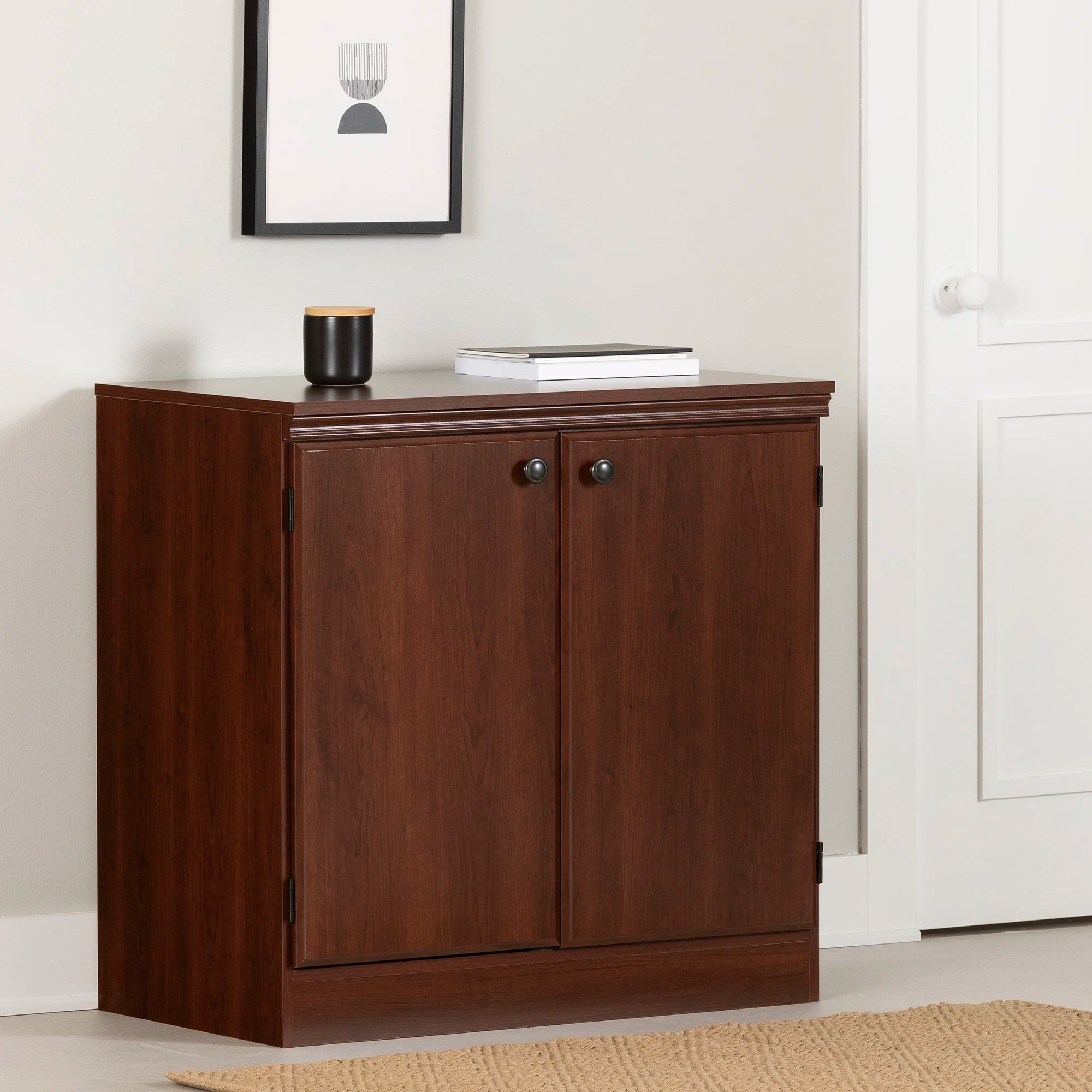 Small 2-Door Storage Cabinet - Morgan