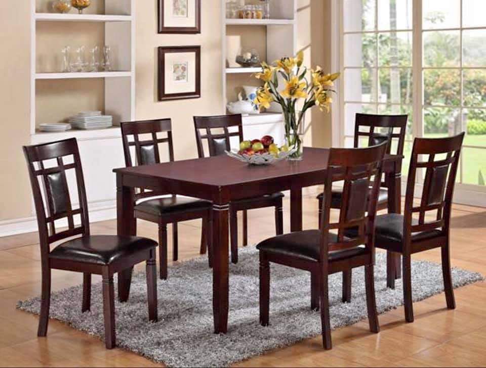 Arann - Vintage Dining Set In Espresso (5 OR 7 PC)