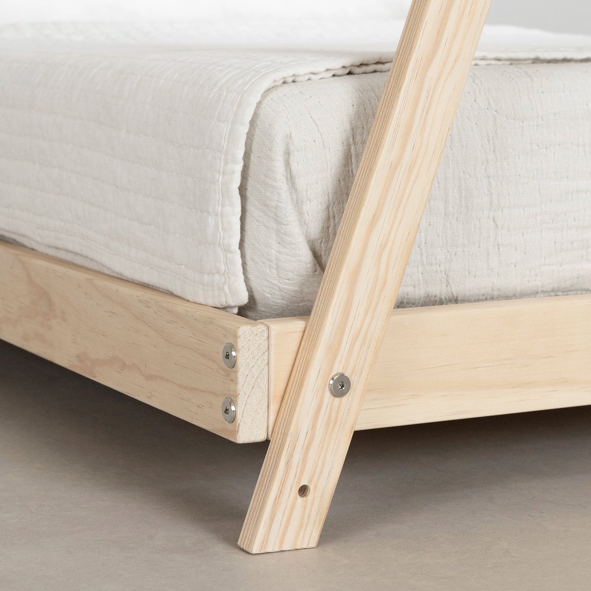 Solid Wood  Bed - Sweedi