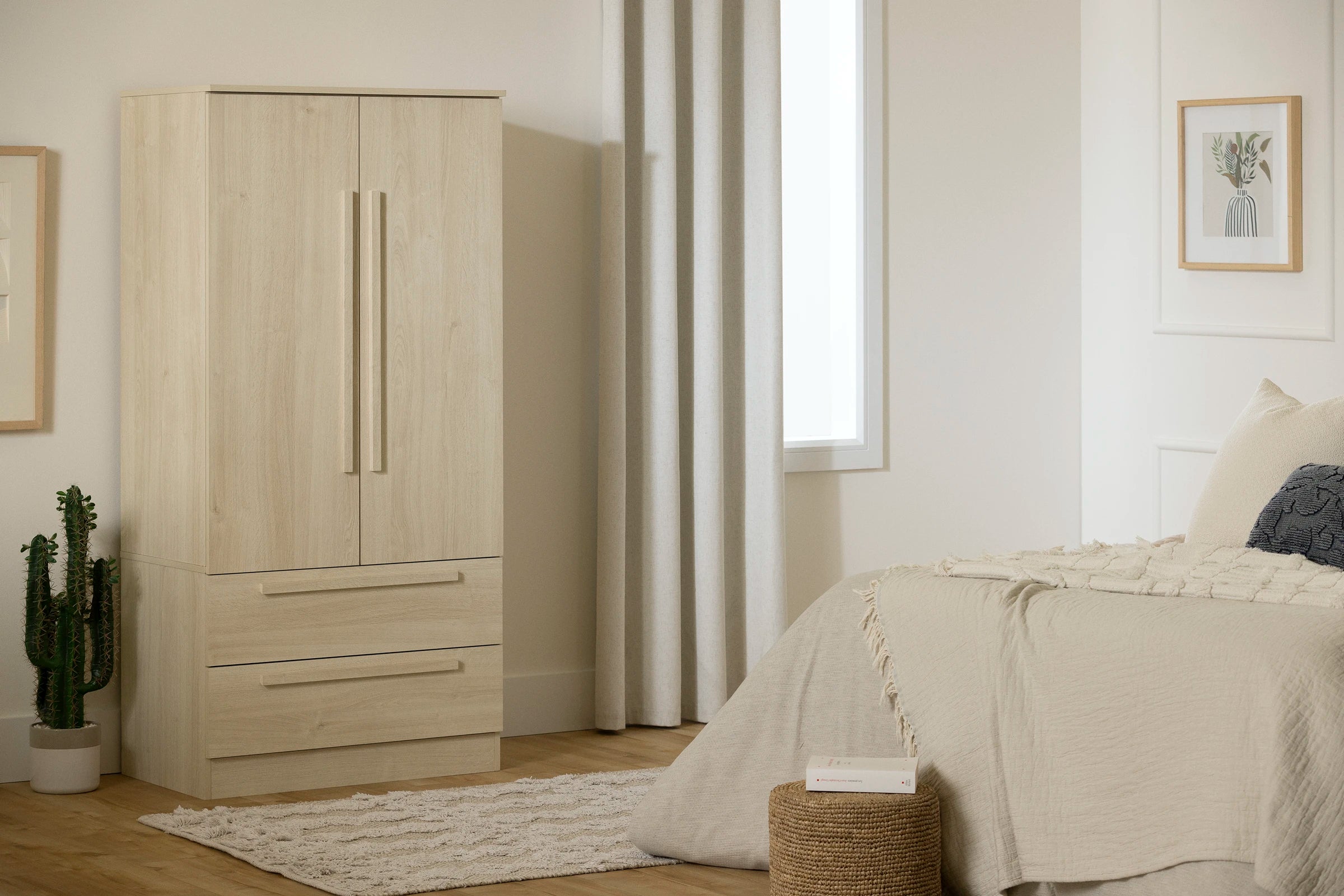 Wardrobe Armoire with Doors and Drawers - Acapella