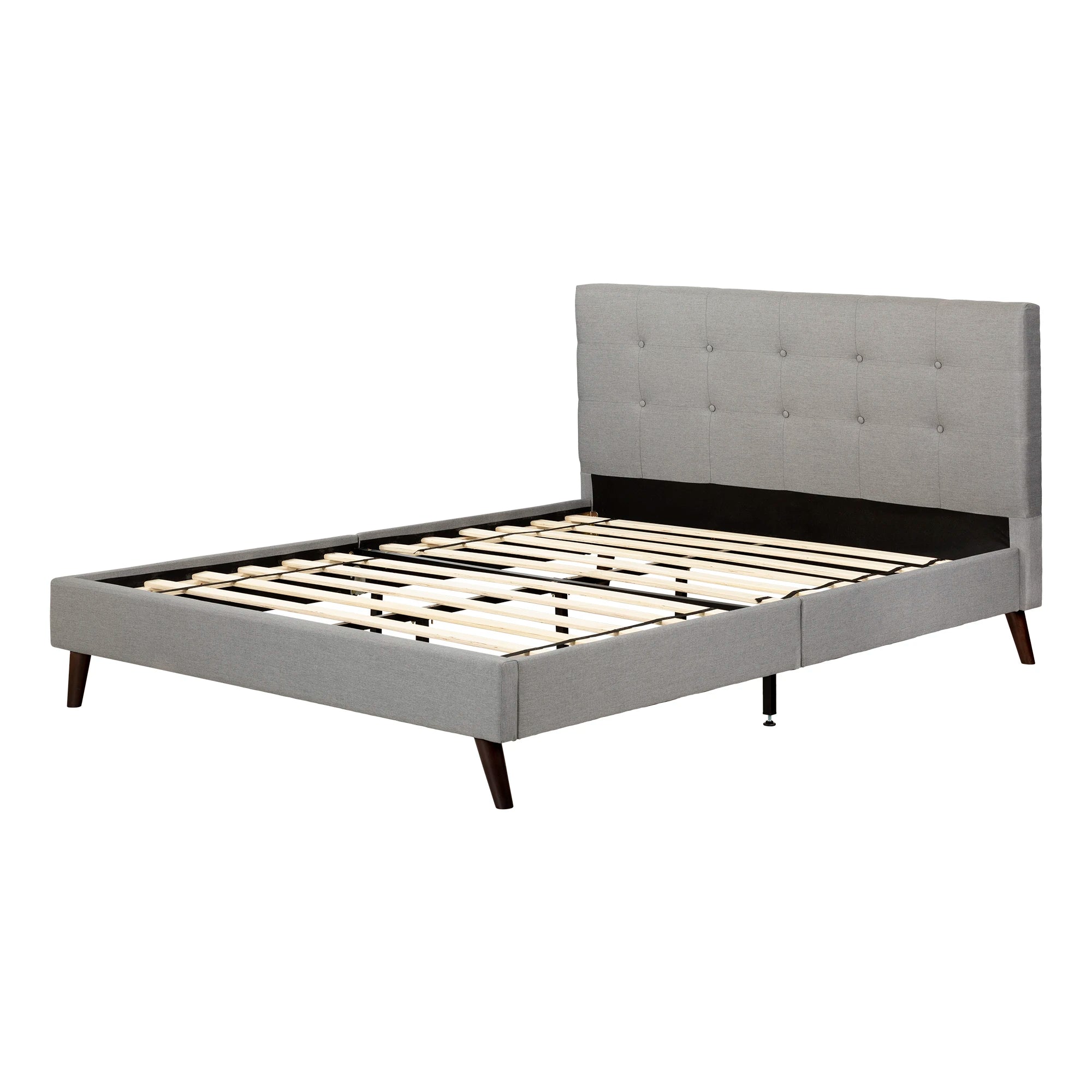 Upholstered Platform Bed and Headboard - Fusion