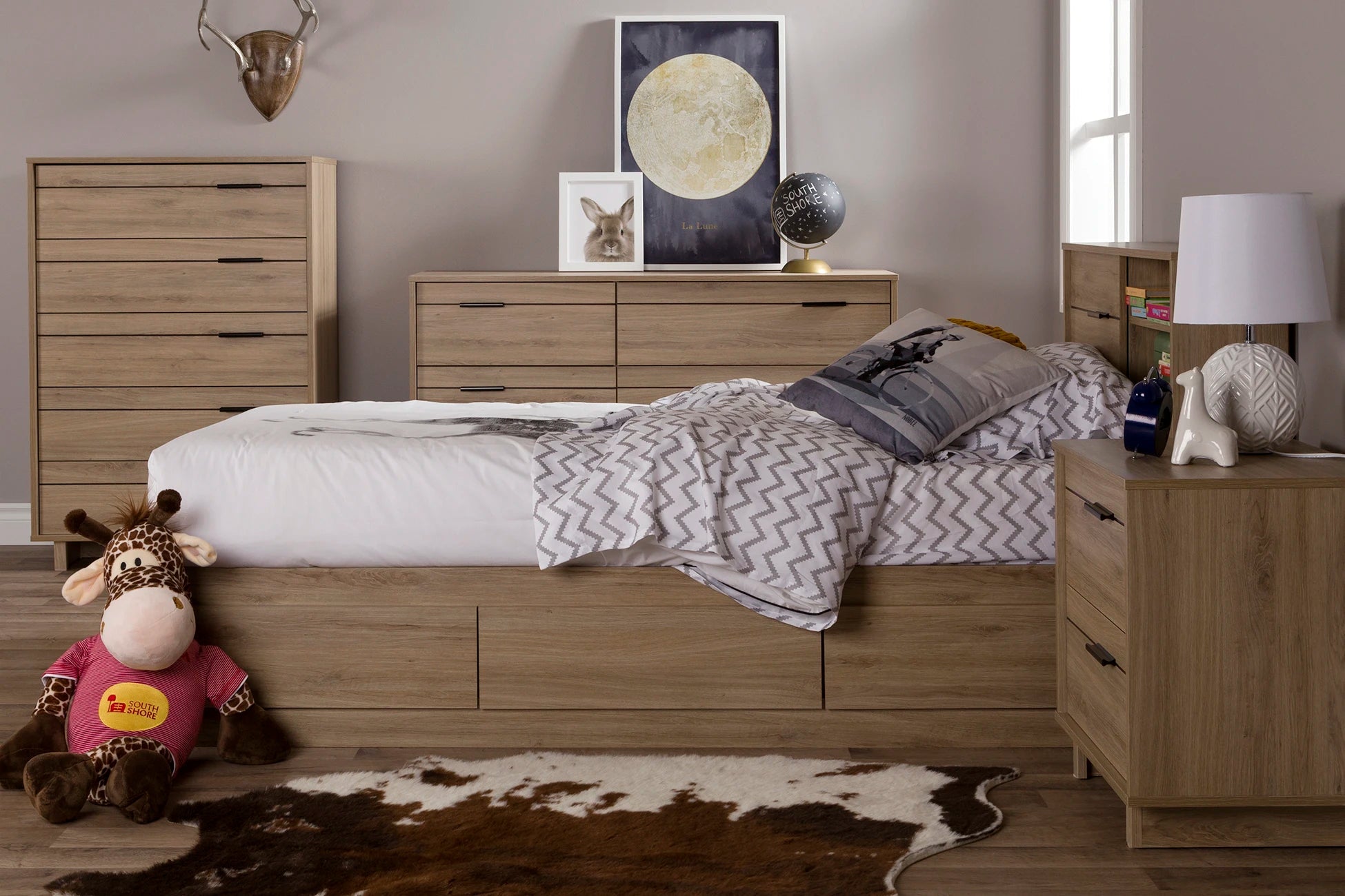 Mates Bed with 3 Drawers - Fynn