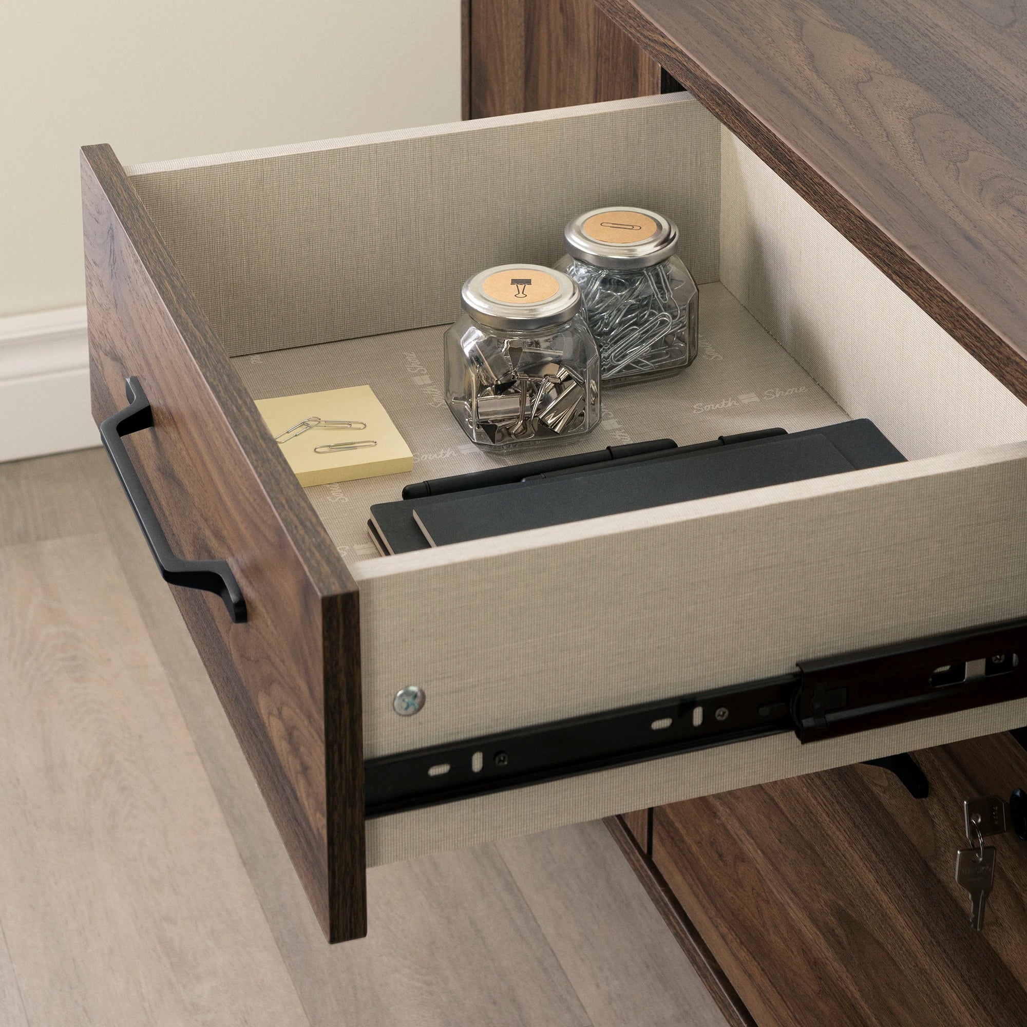 2-Drawer Credenza with Doors - Helsy