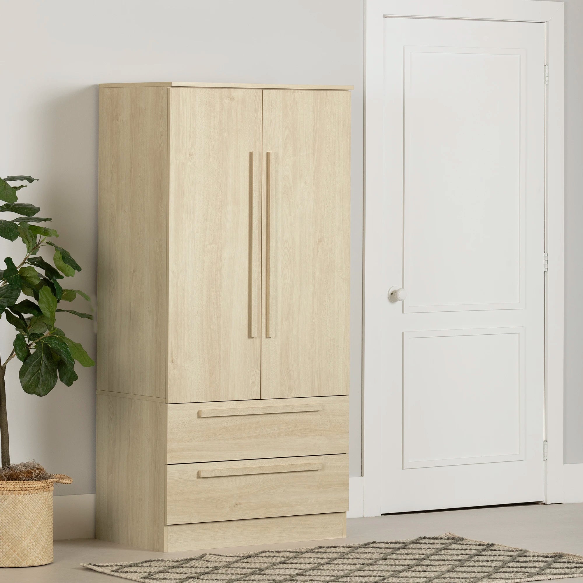 Wardrobe Armoire with Doors and Drawers - Acapella