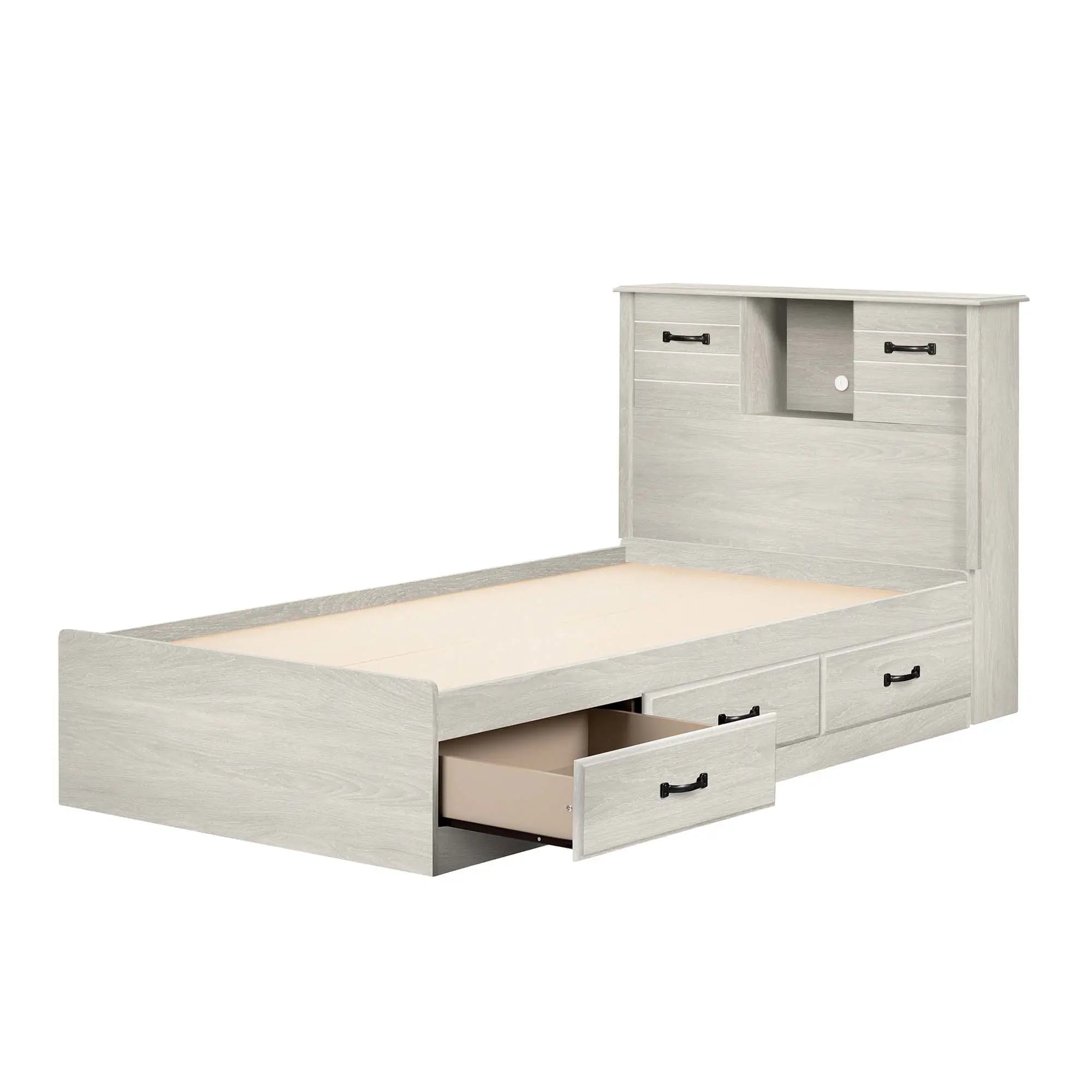 Storage Bed and Bookcase Headboard Set - Ulysses