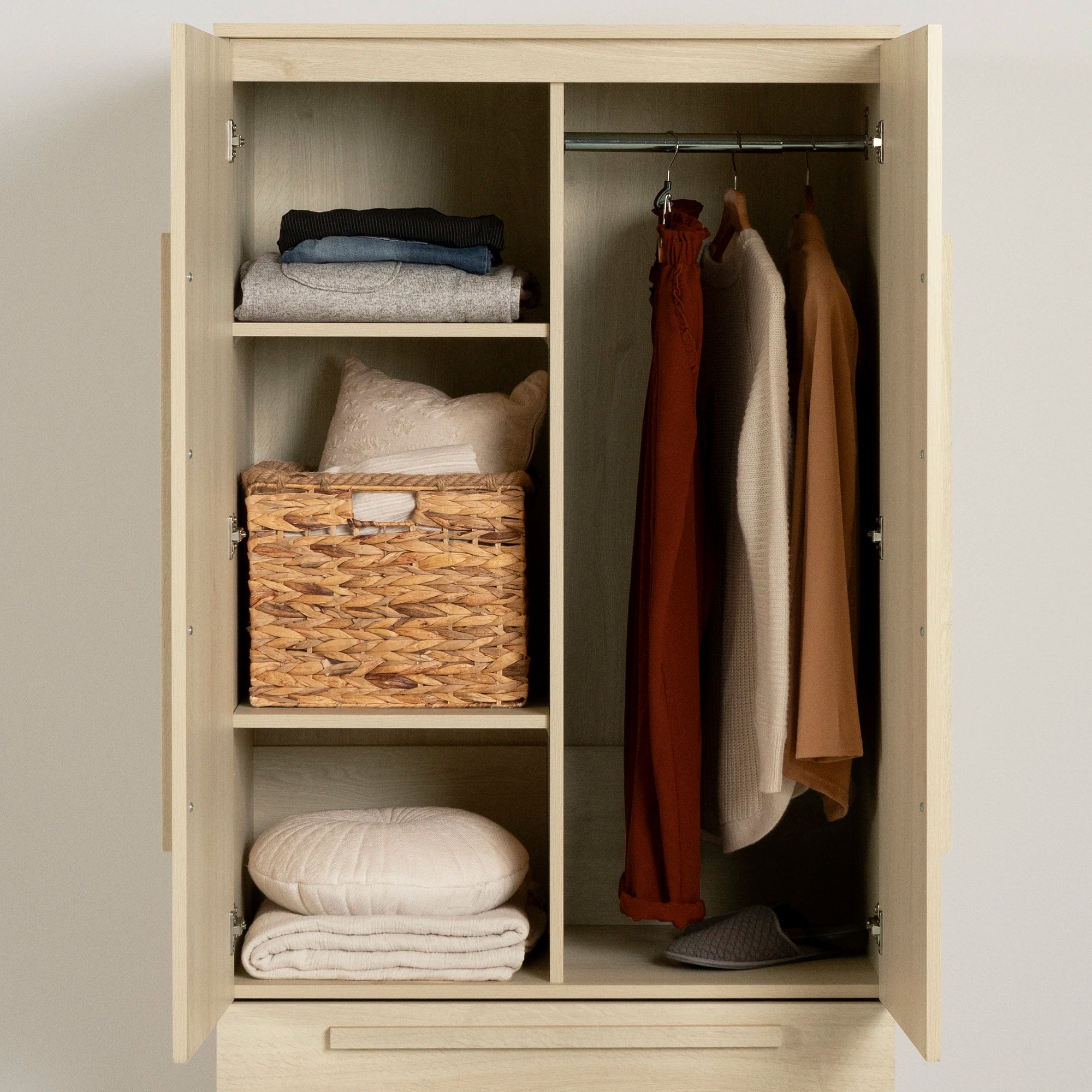 Wardrobe Armoire with Doors and Drawers - Acapella