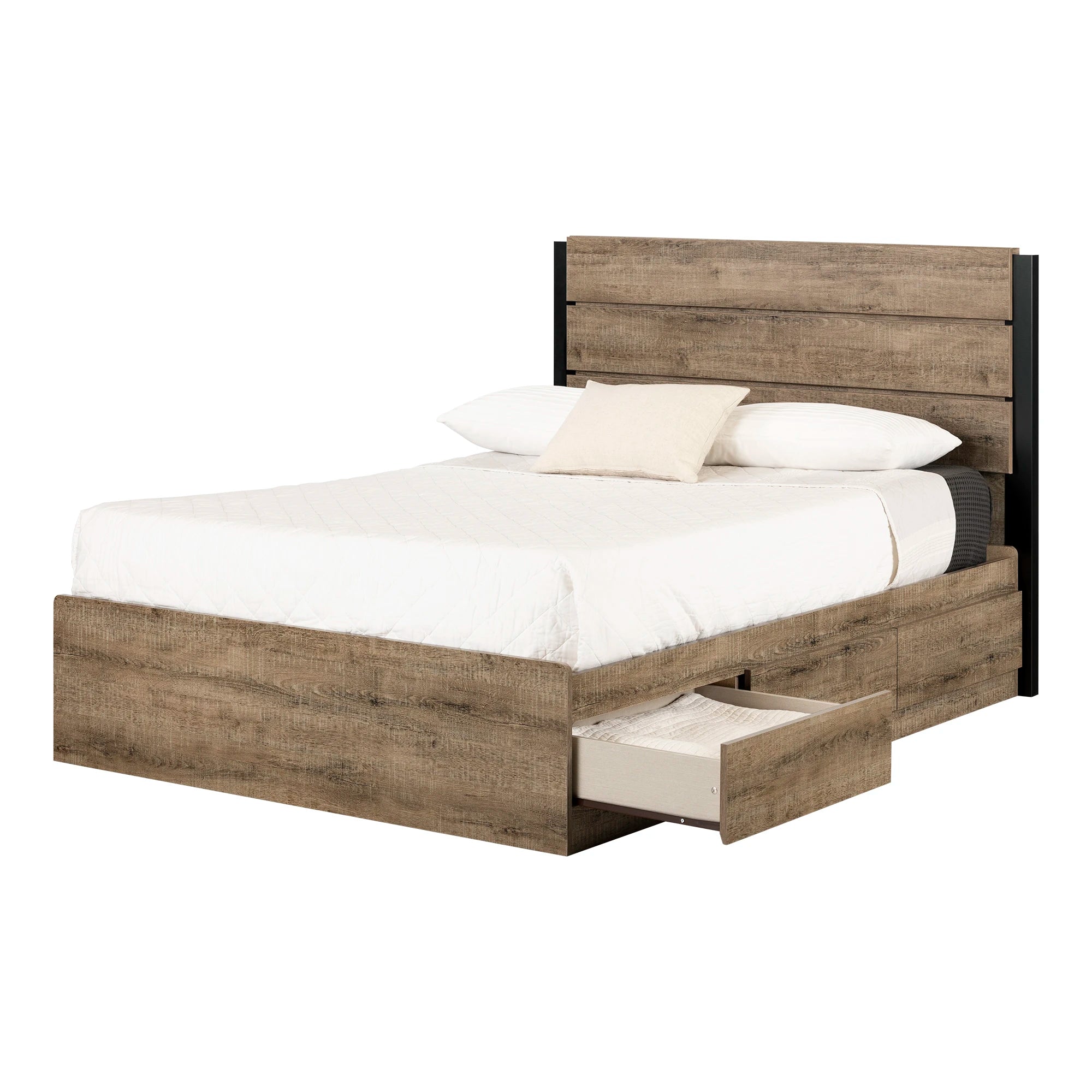 Mates Bed with 3 Drawers and Headboard Set - Arlen