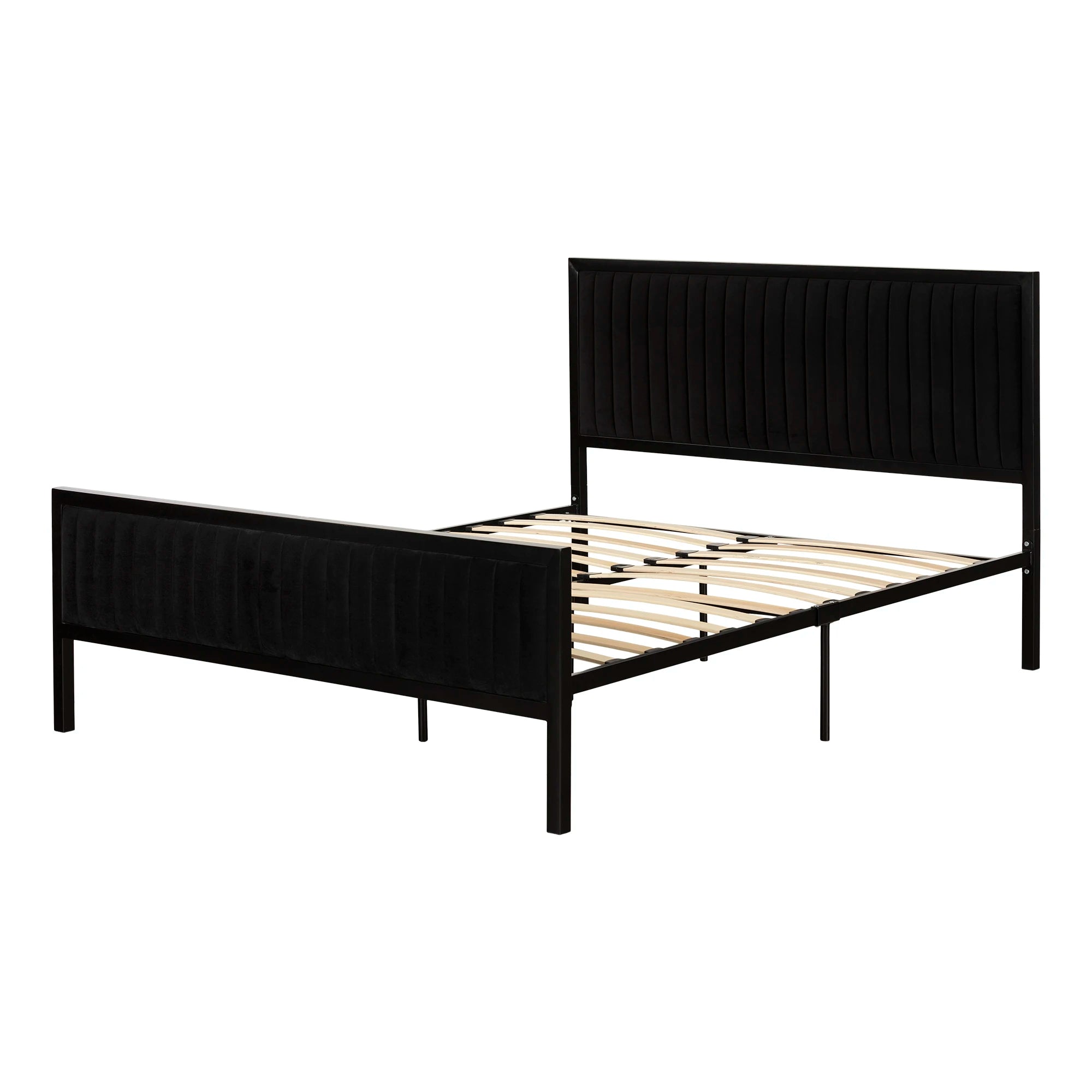 Metal-Framed Upholstered Bed Set - Hype