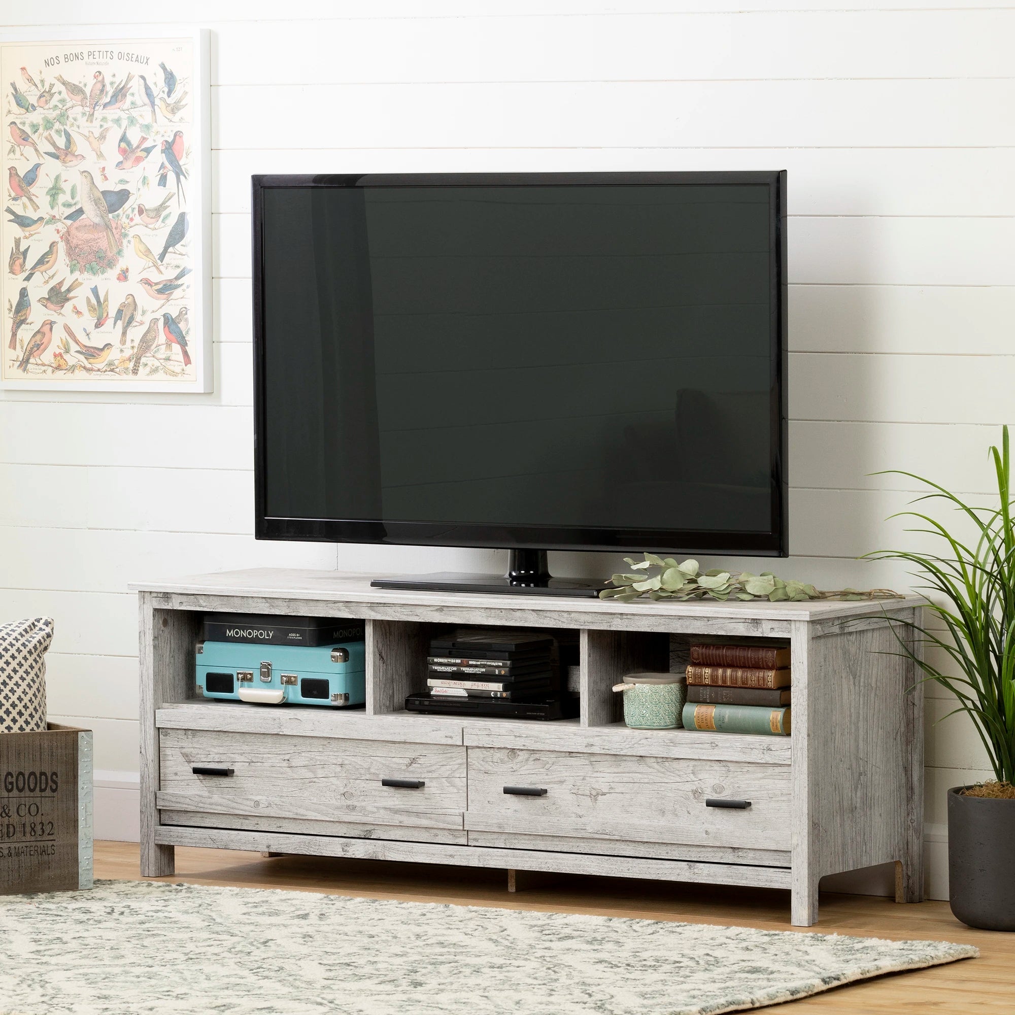 TV Stand with Storage - Exhibit