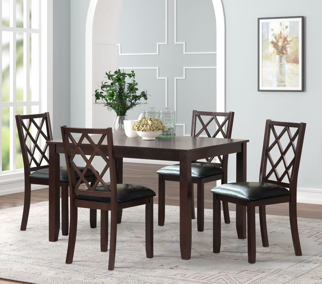 LANE - 5 PC Contemporary Compact  Dining Set