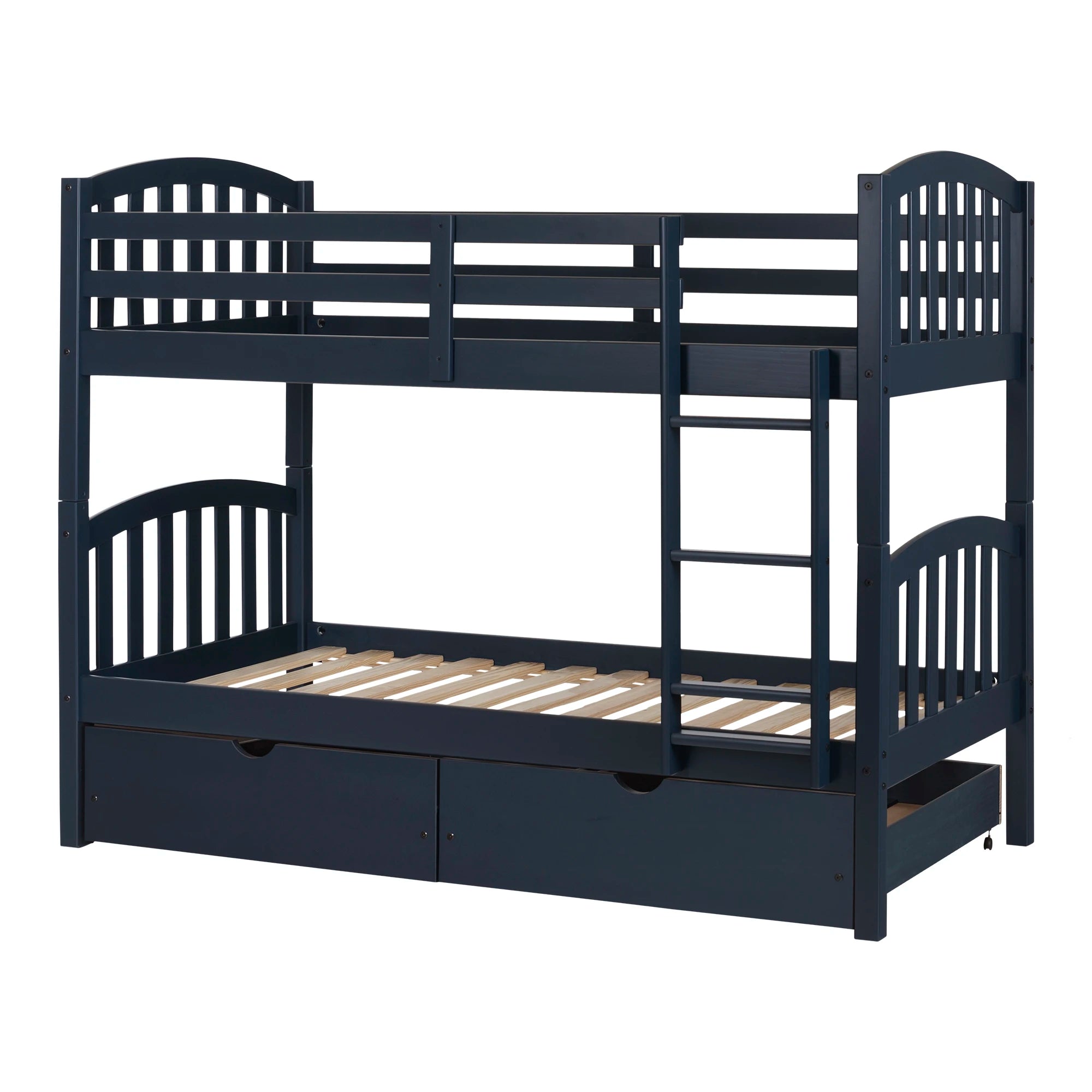 Solid Wood Bunk Bed with storage drawers - Ulysses