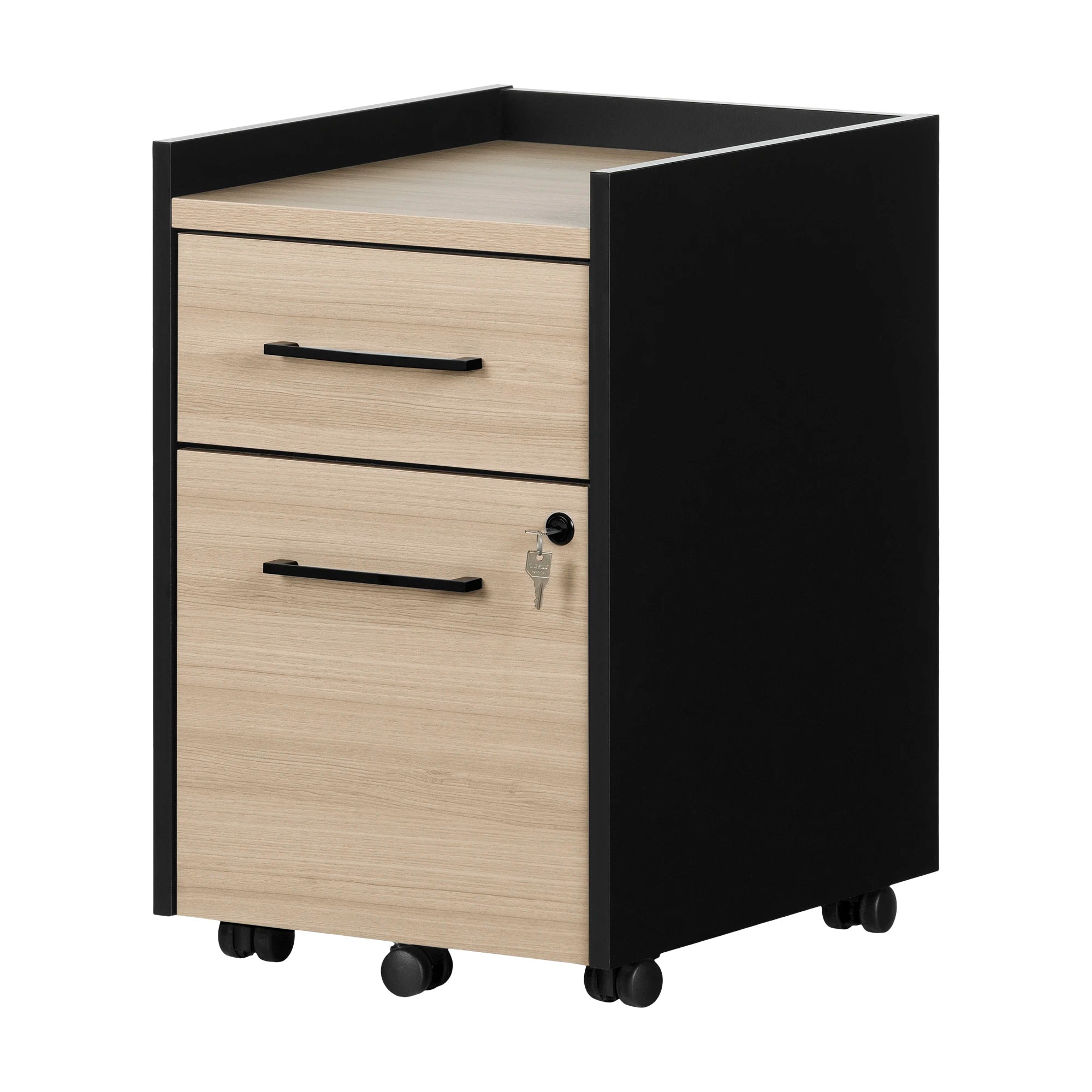 2-Drawer Mobile File Cabinet With Lock - Kozack