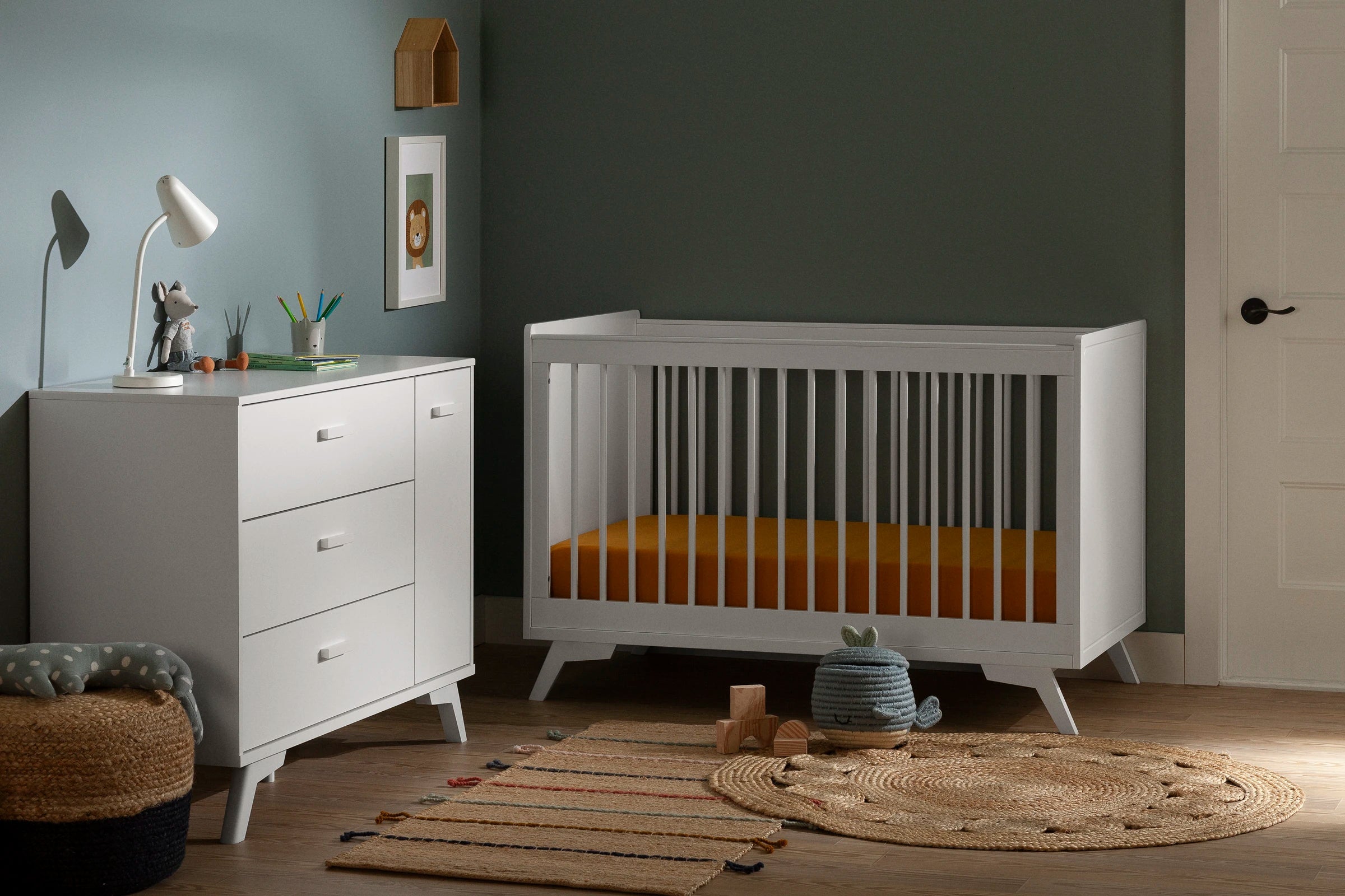 3-Drawer Changing Table with Removable Changing Tray - Milos