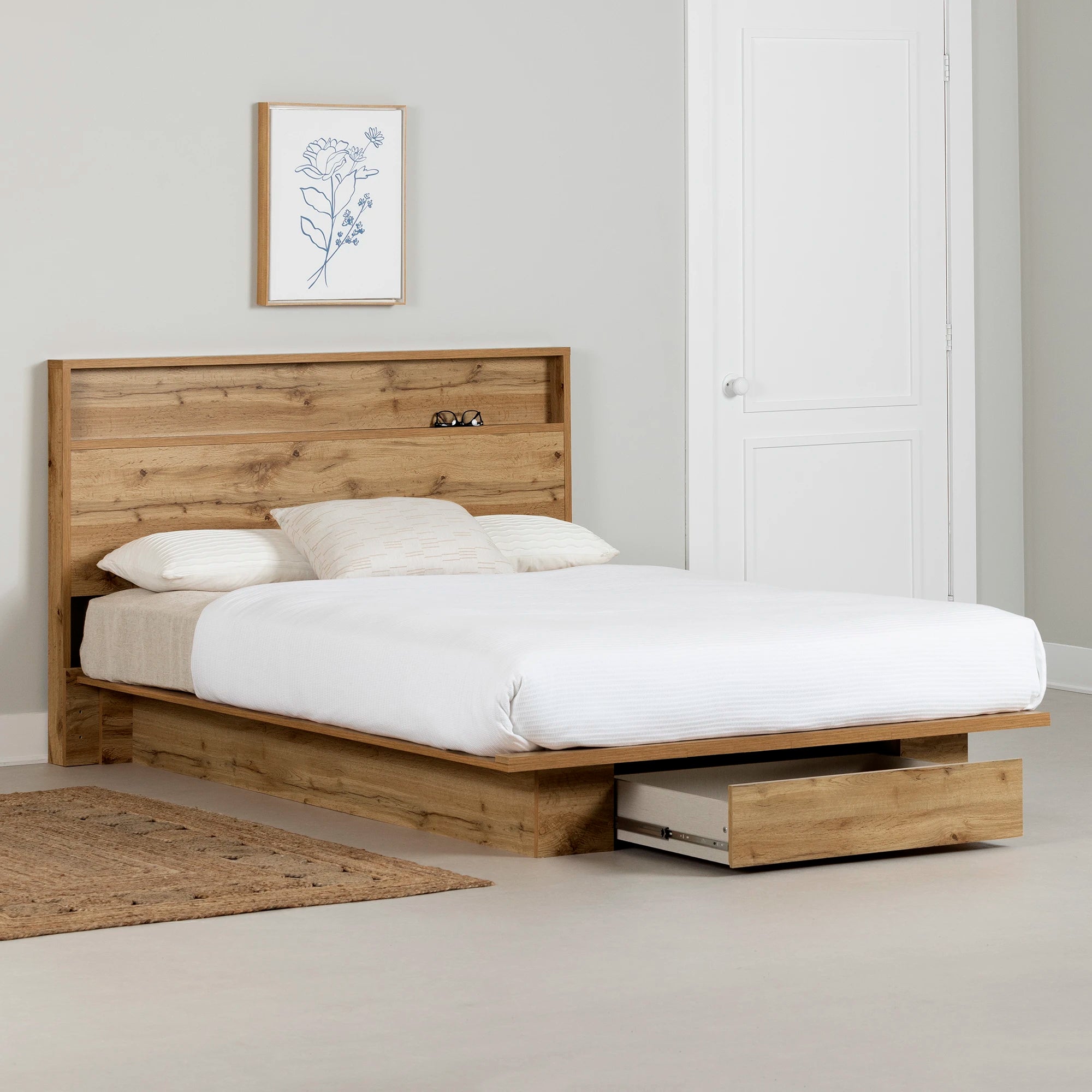 Platform Bed and Headboard Set - Cavalleri