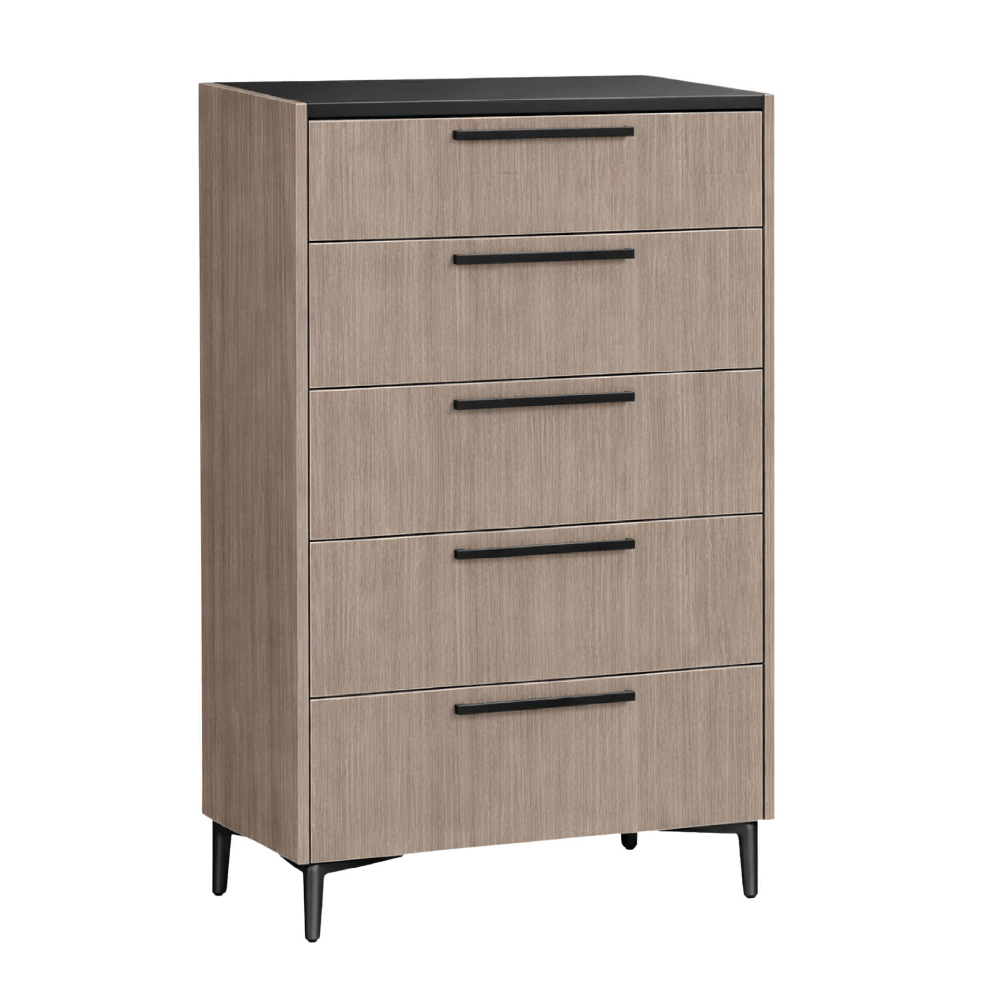 Striavo – Chiffonnier bois naturel gris métal