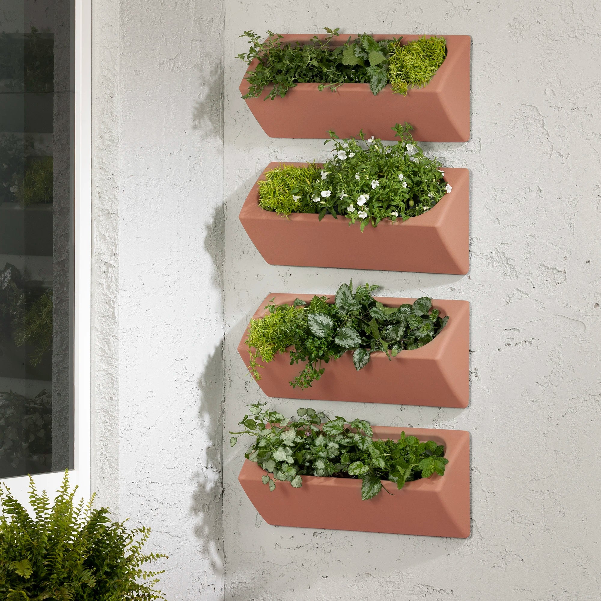 Outdoor Wall Planter – Set of 4 - Dalya