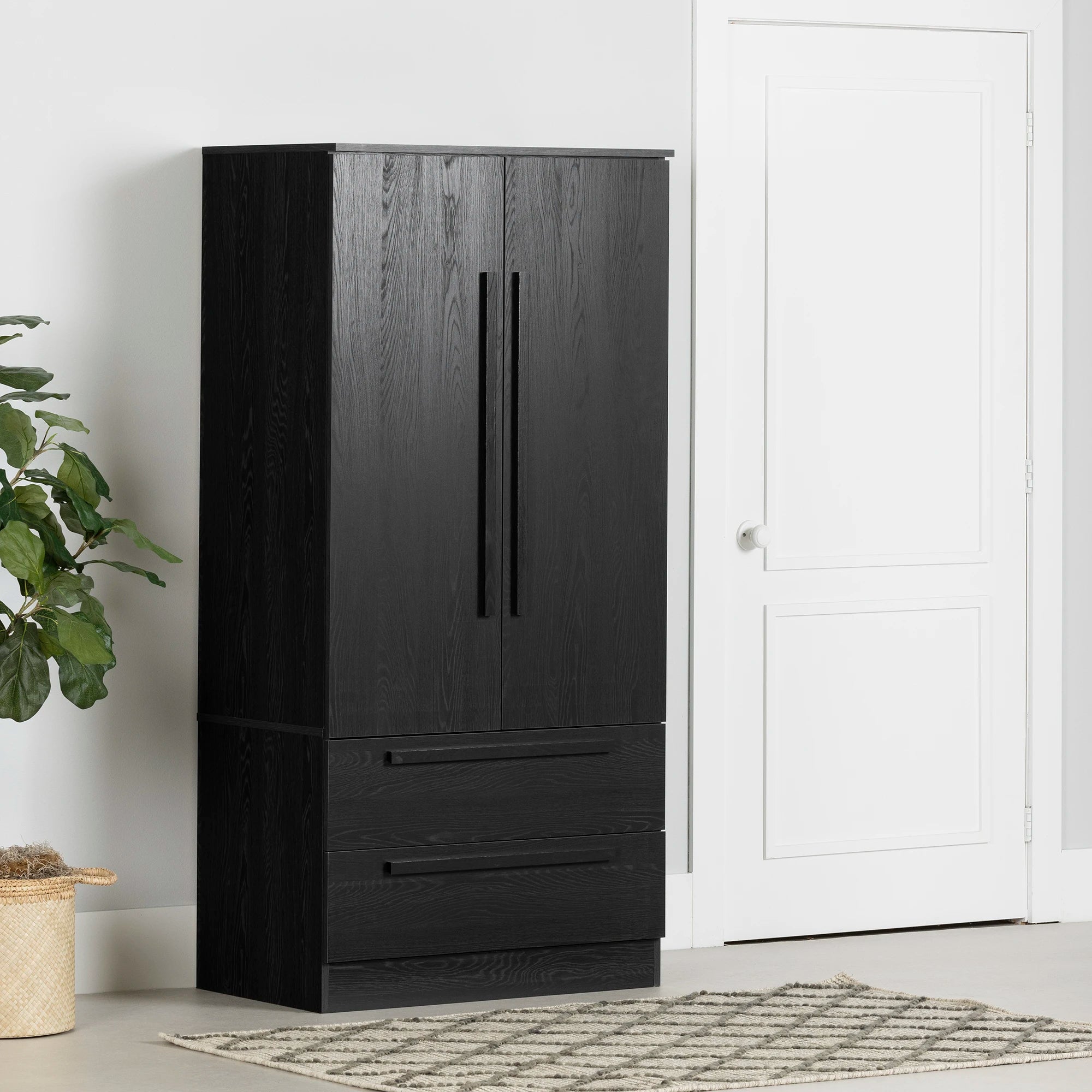 Wardrobe Armoire with Doors and Drawers - Acapella