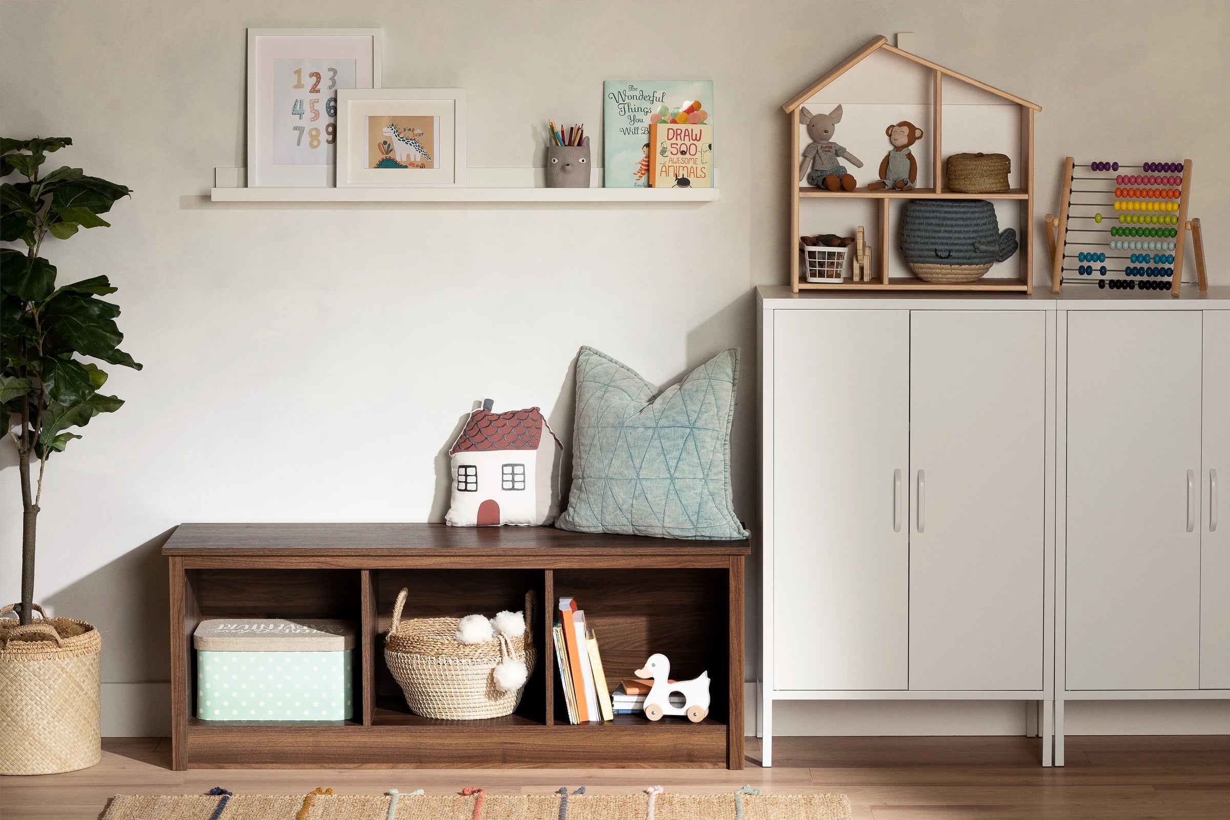 Mudroom bench with storage - Toza