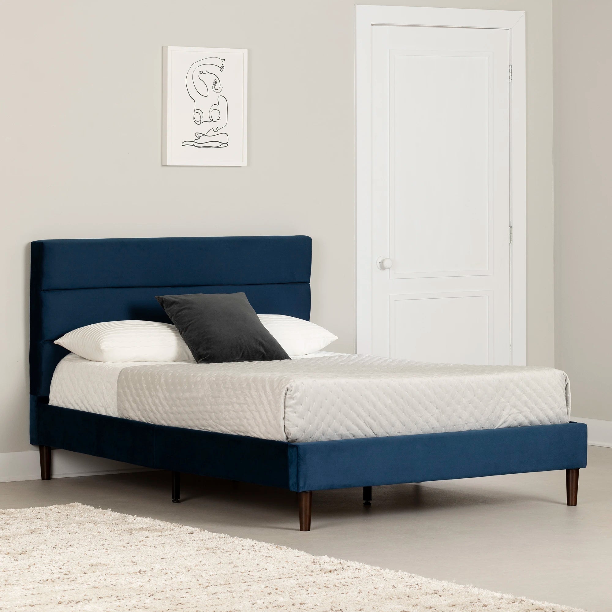 Upholstered Complete Platform Bed - Hype