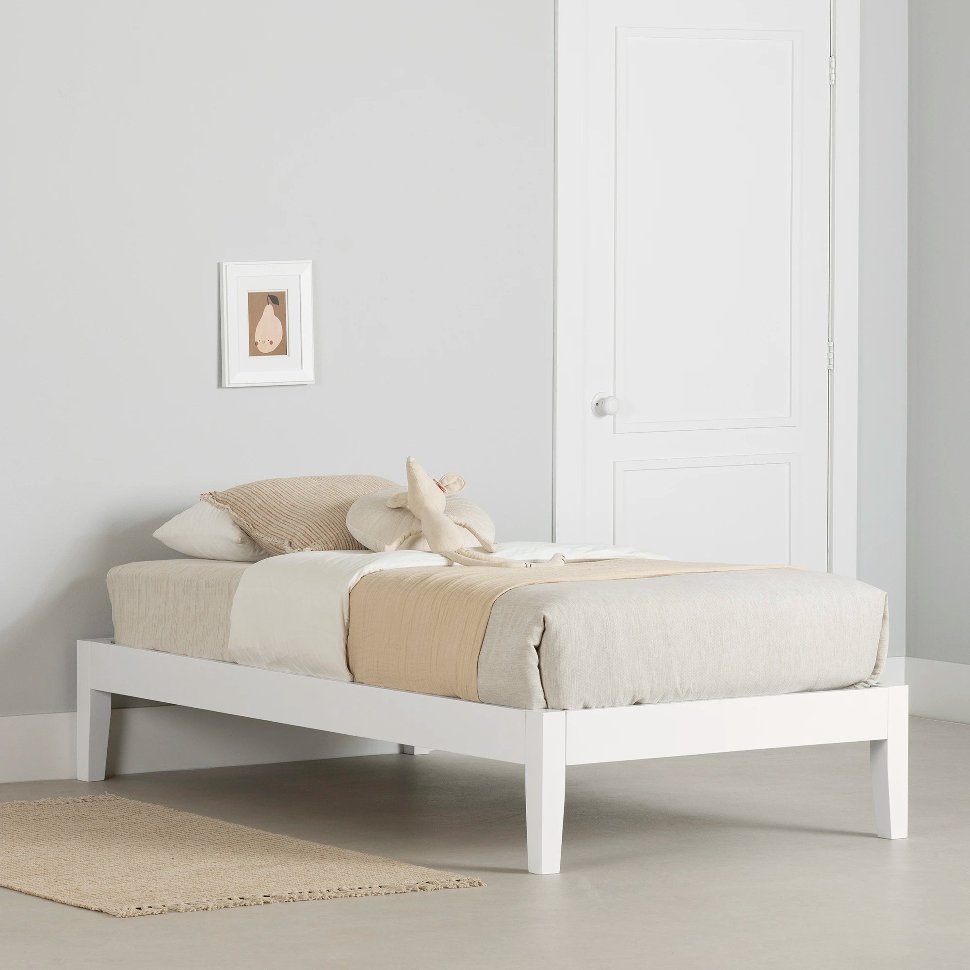 Solid Wood Platform Bed - Vito