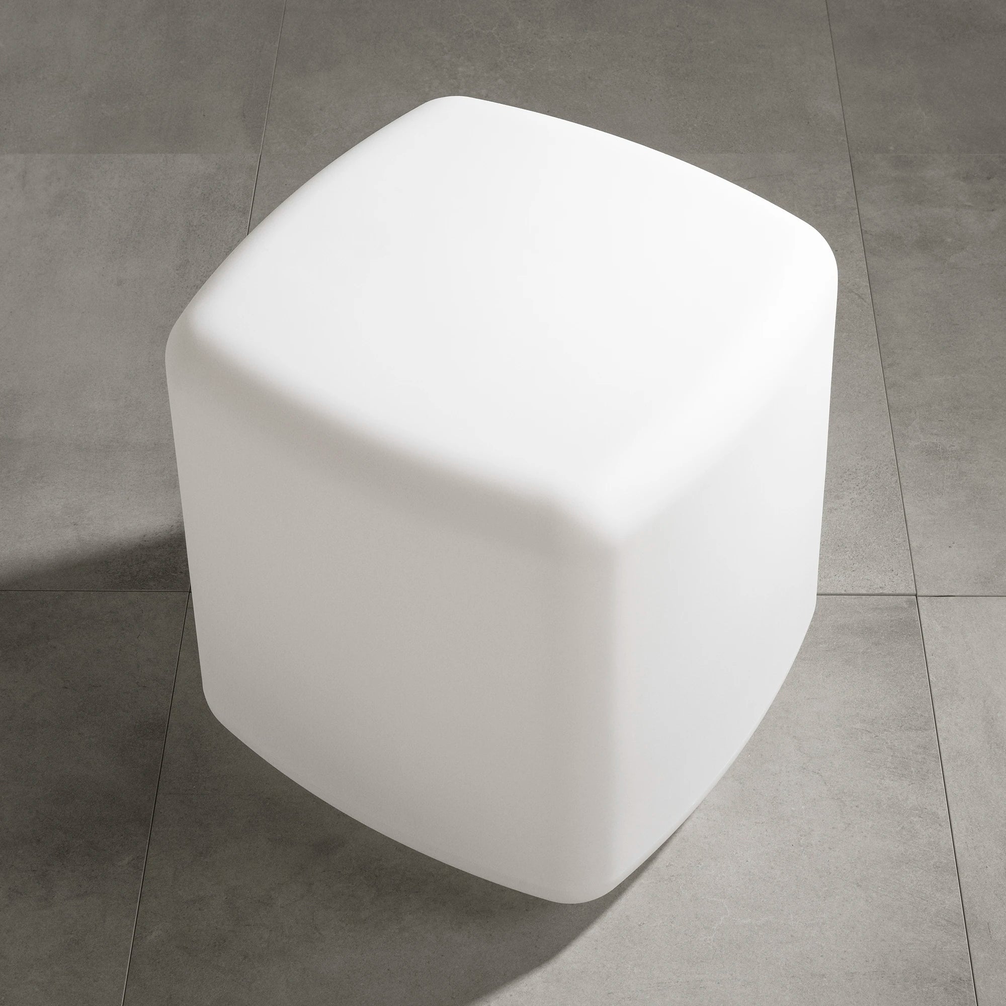 Outdoor Side Table with Rounded Corners - Dalya