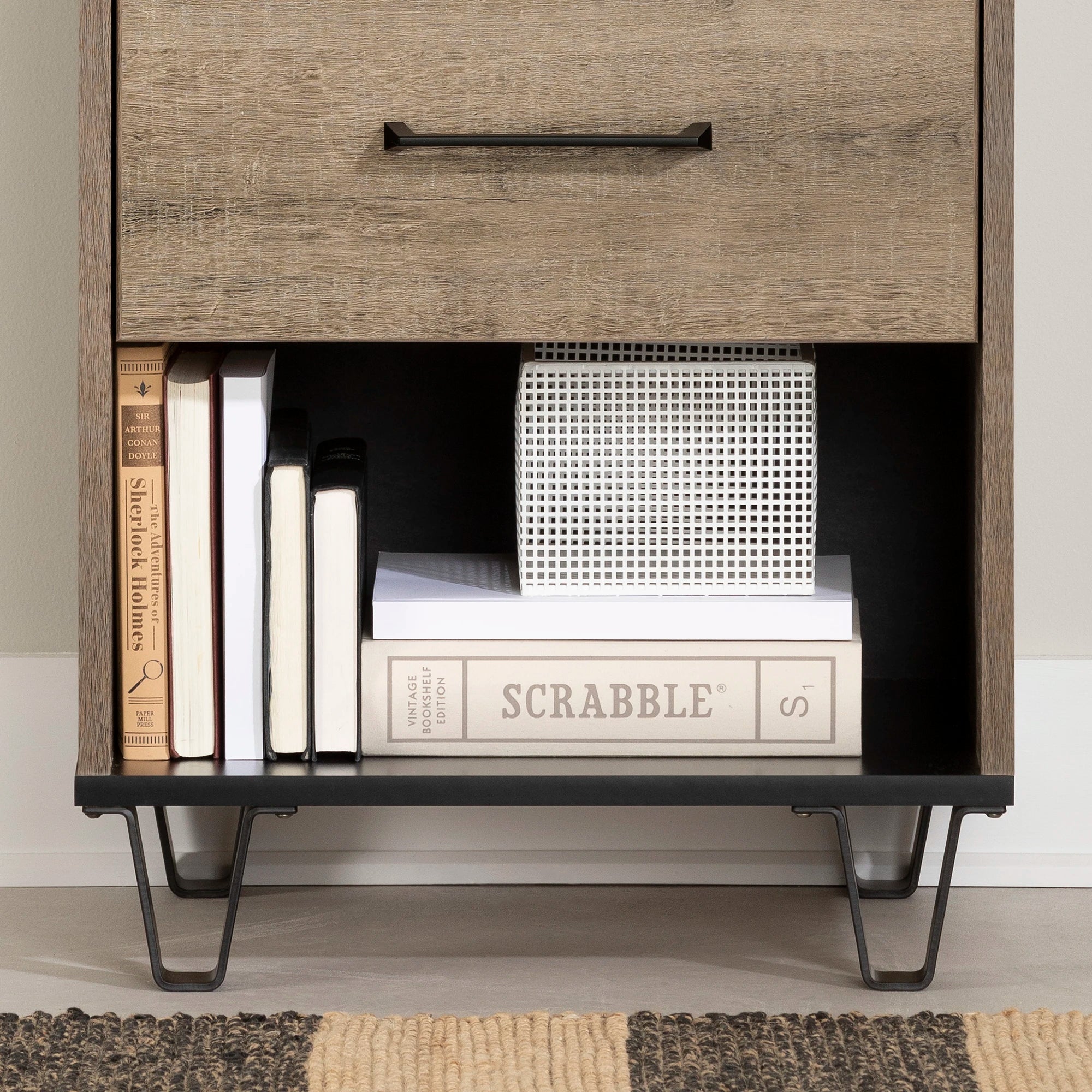 1-Drawer Nightstand - Arlen