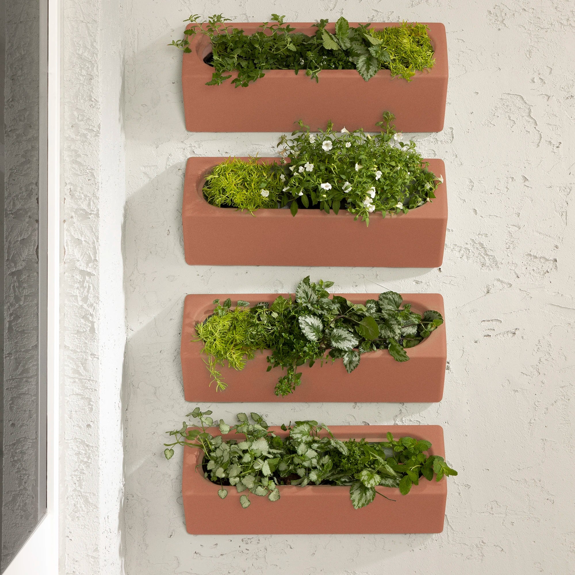 Outdoor Wall Planter – Set of 4 - Dalya