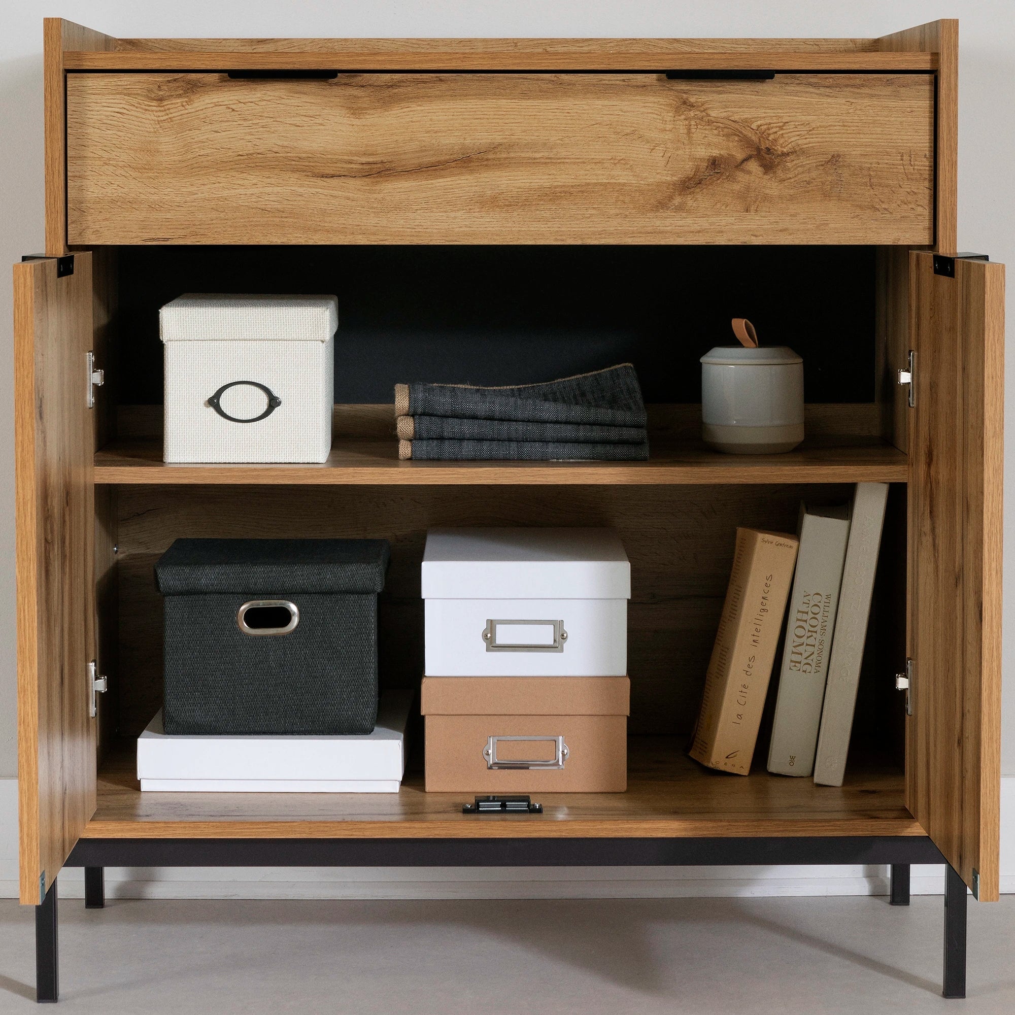 Storage Cabinet with Drawer - Mezzy