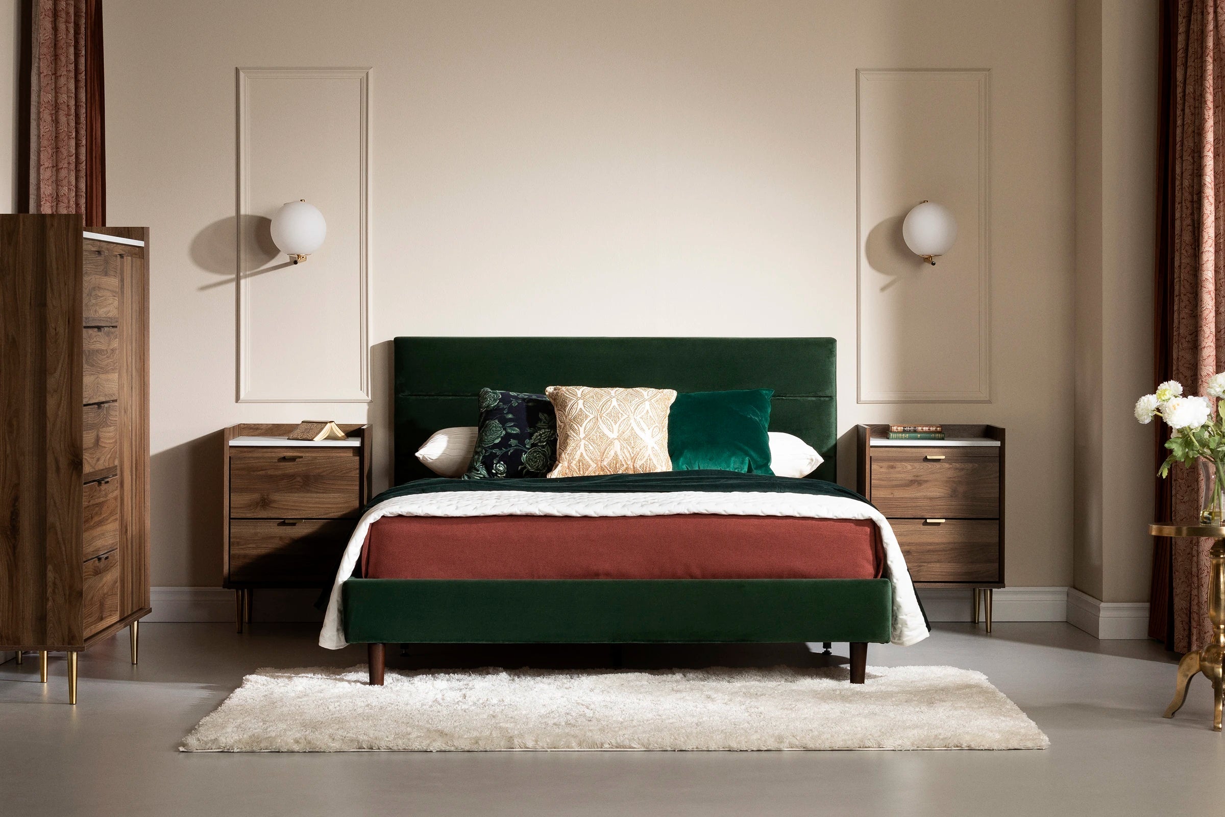 Upholstered Complete Platform Bed - Hype