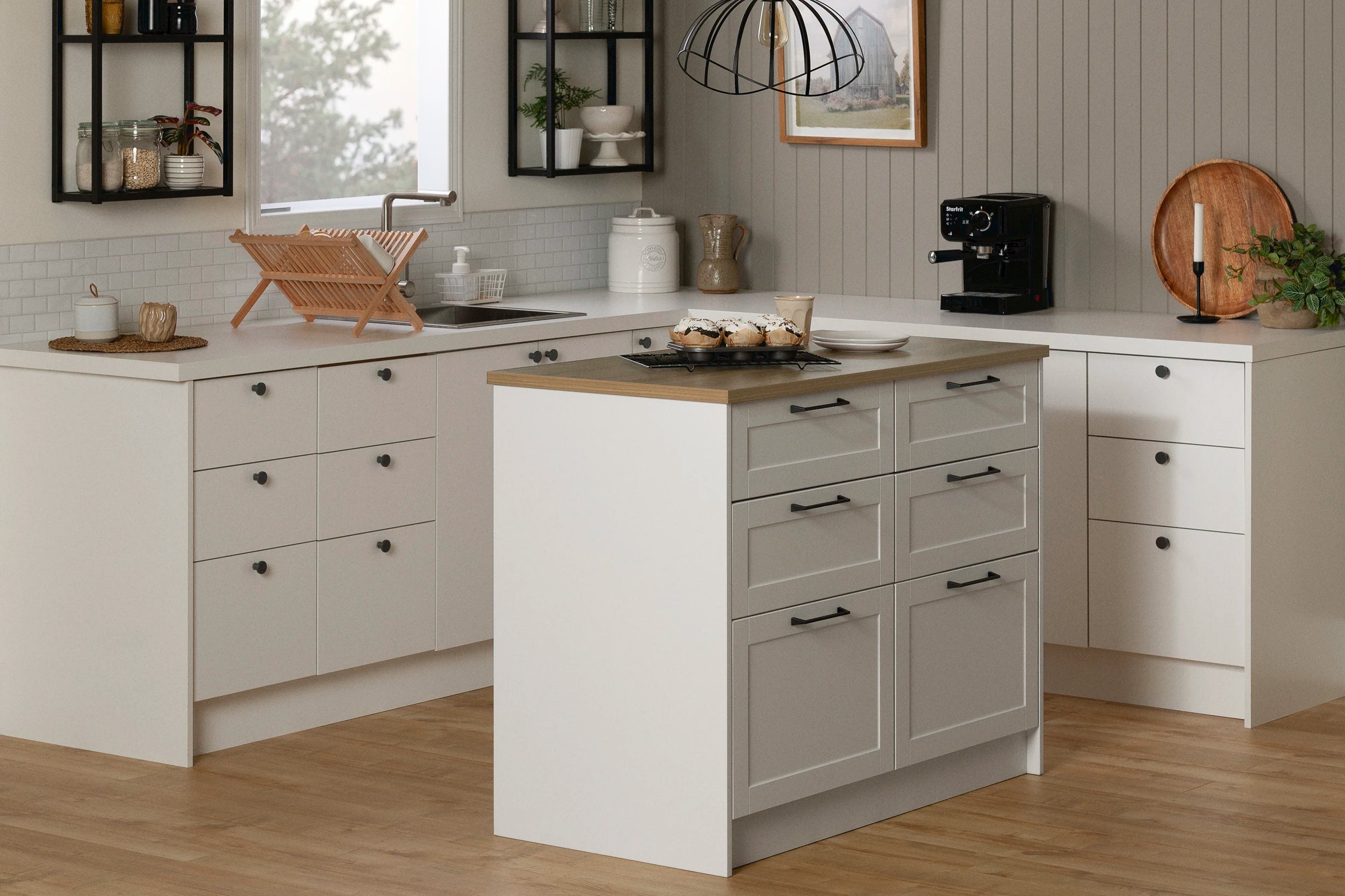 6-Drawer Kitchen Island - Toscano