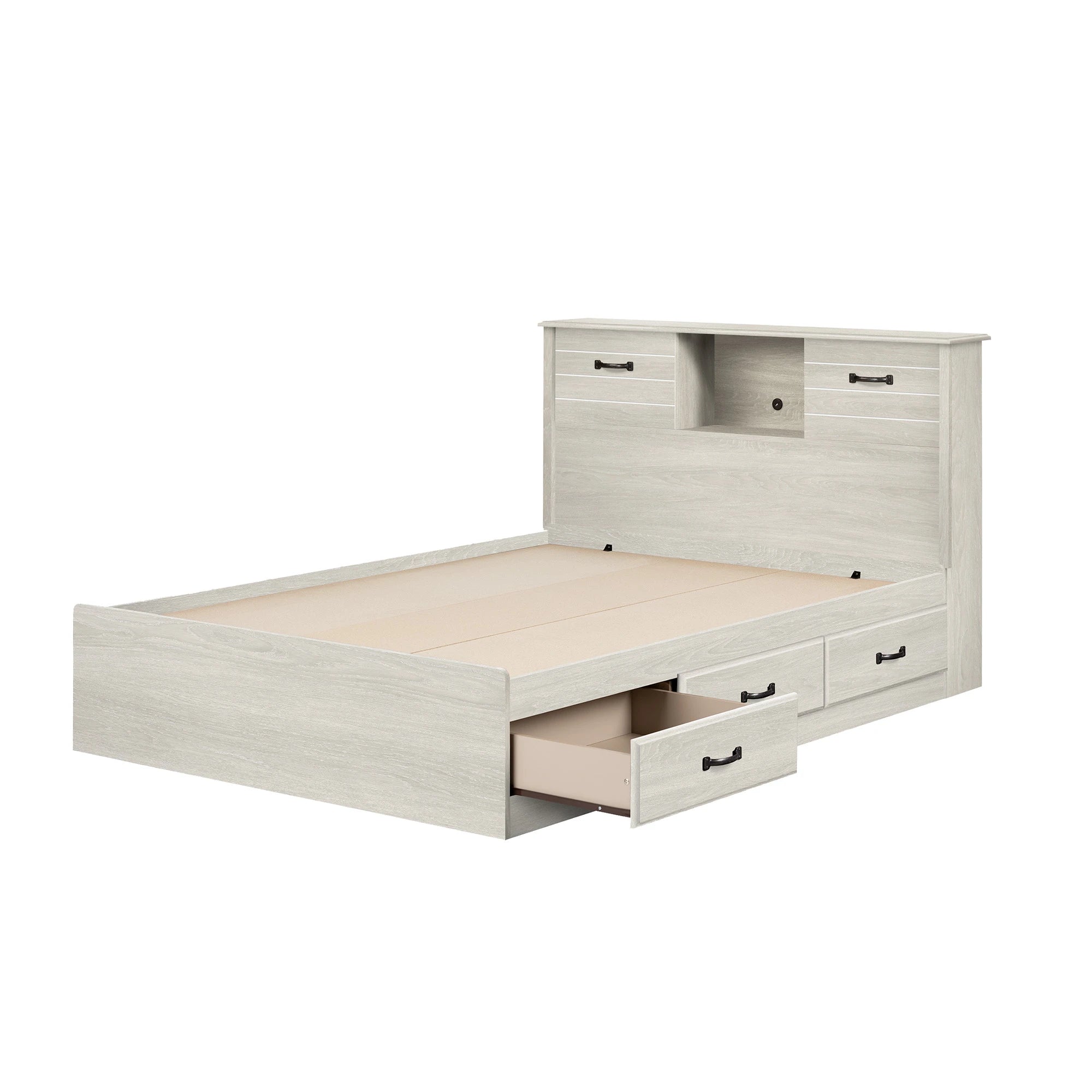 Storage Bed and Bookcase Headboard Set - Ulysses