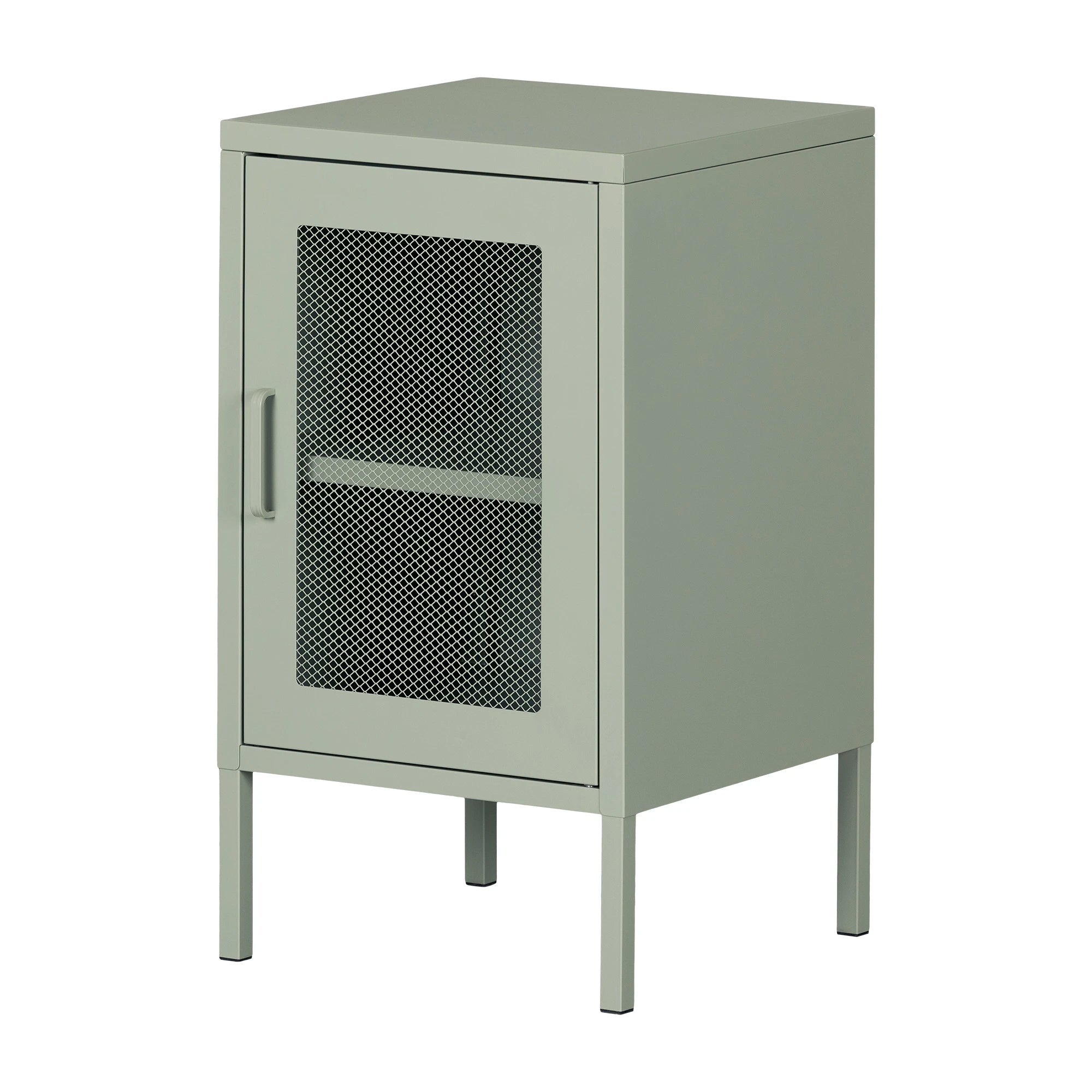 Metal Mesh 1-Door Nightstand - Kodali