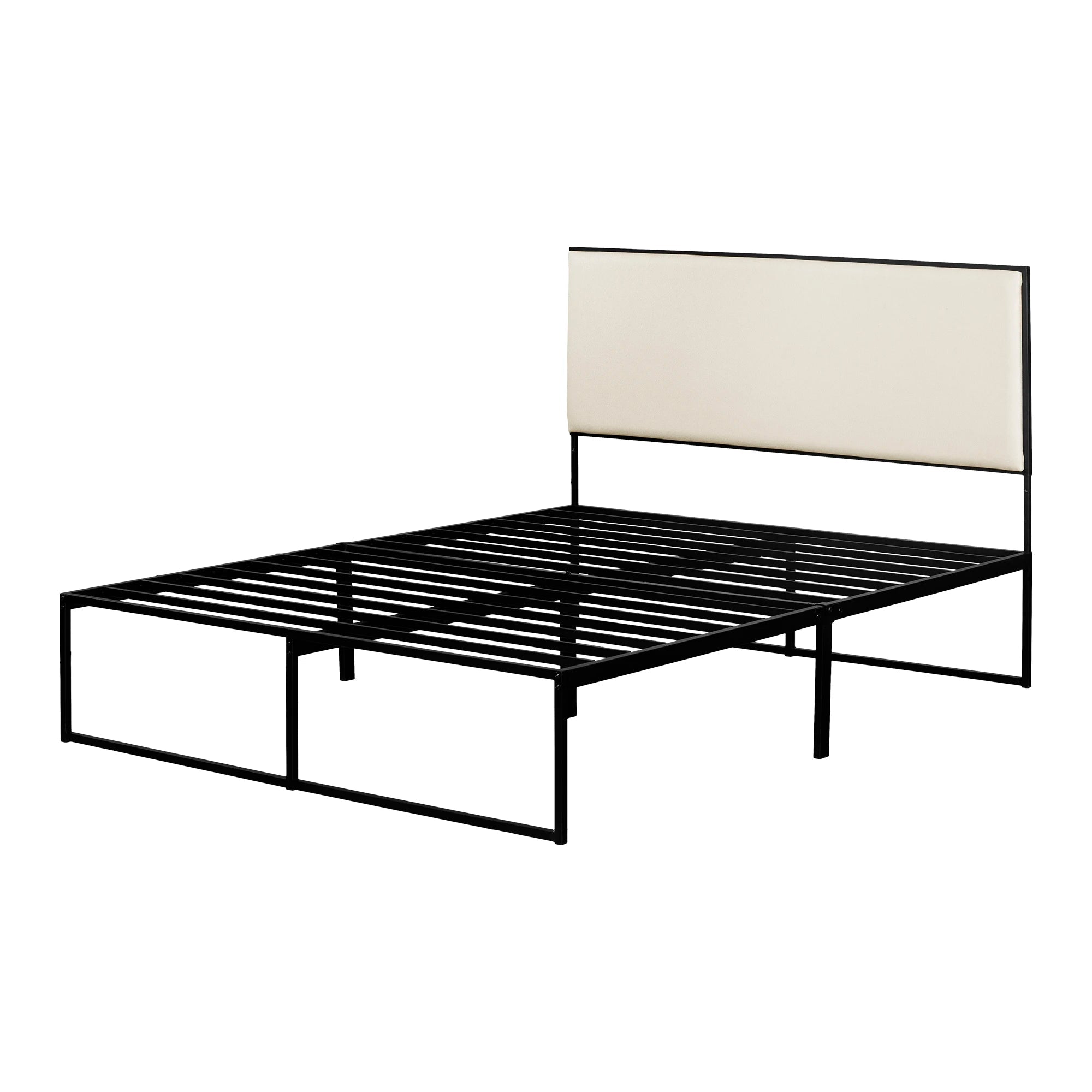 Upholstered Metal Bed - Mezzy