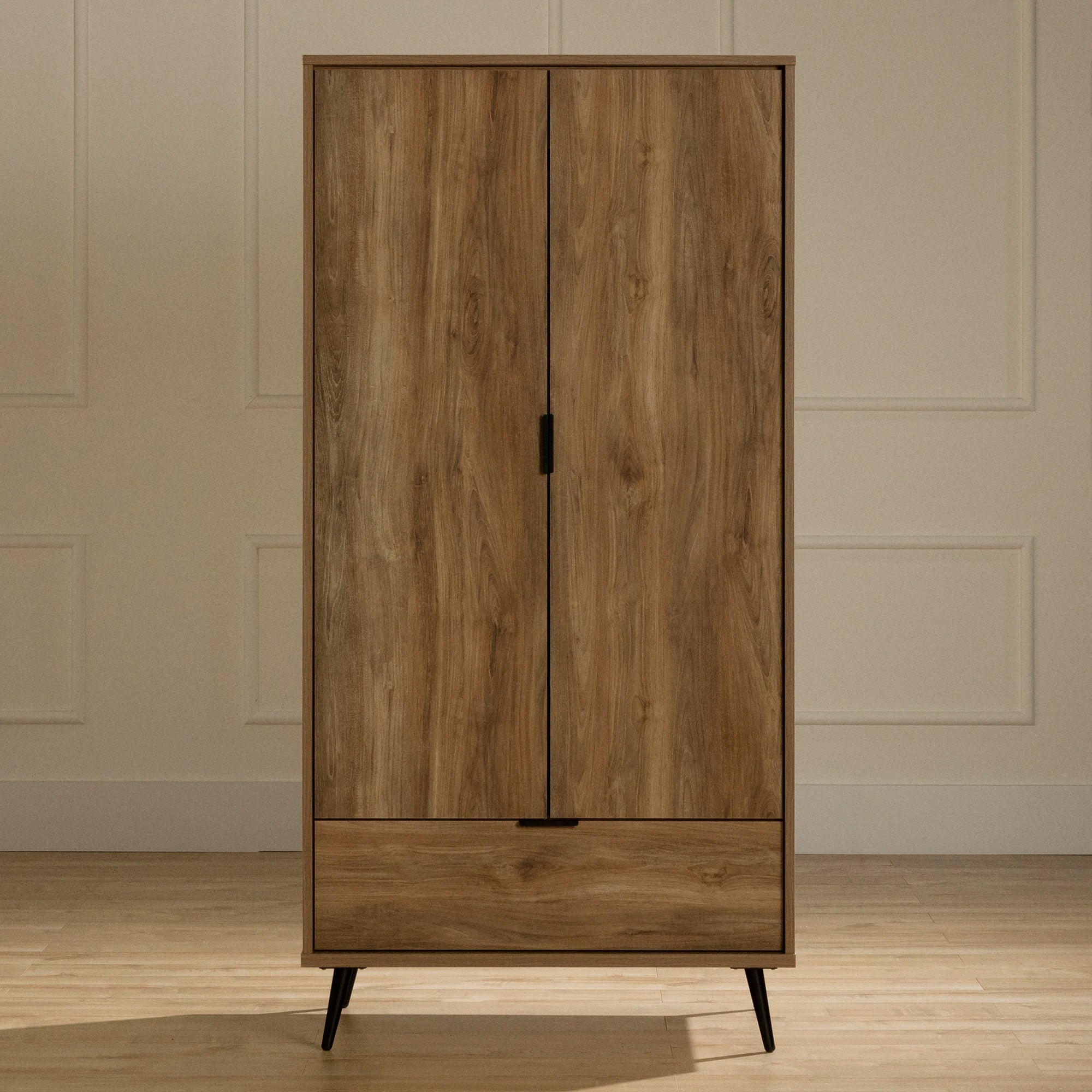 Wardrobe Armoire with Doors and Drawer - Oxford