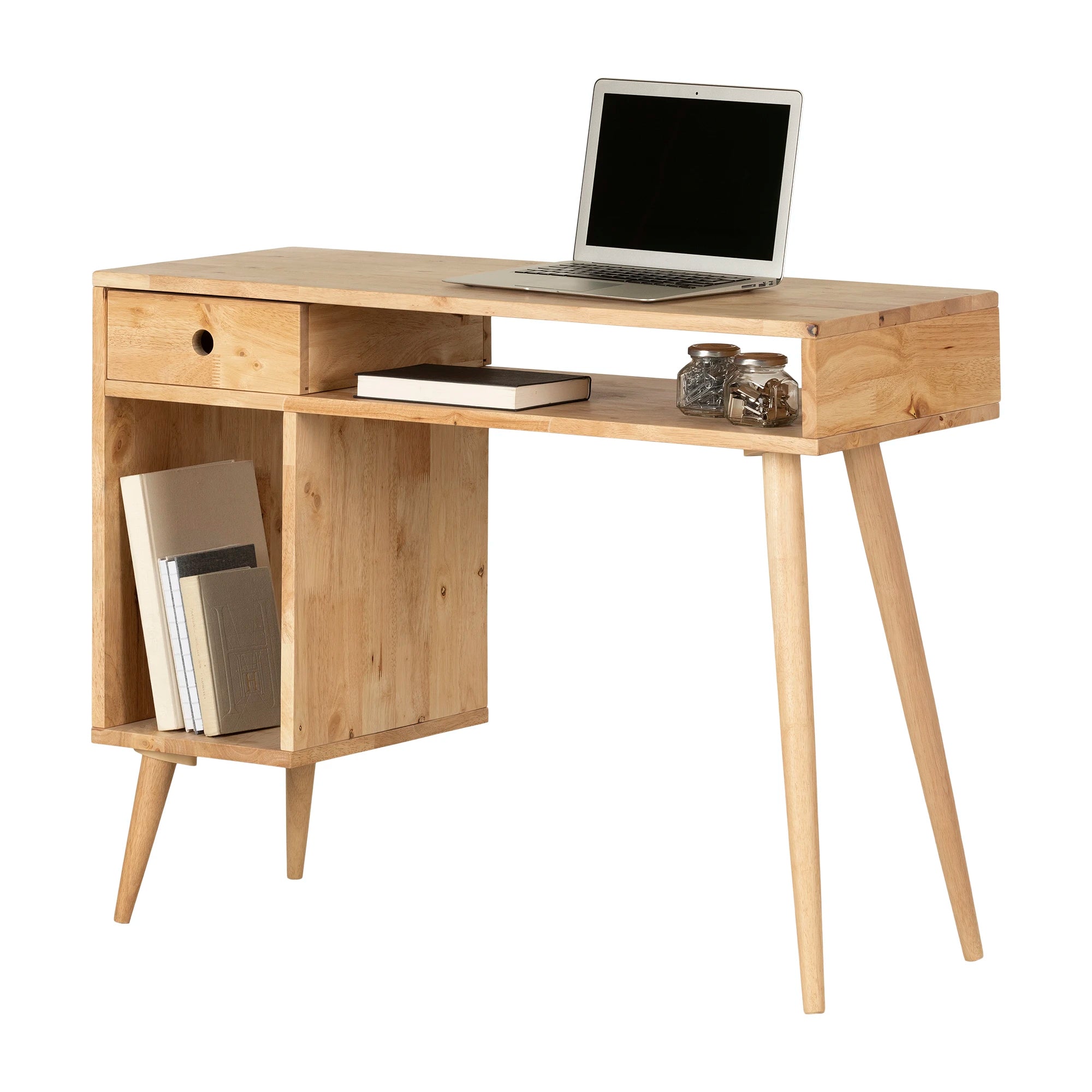 Solid Wood Computer Desk - Kodali