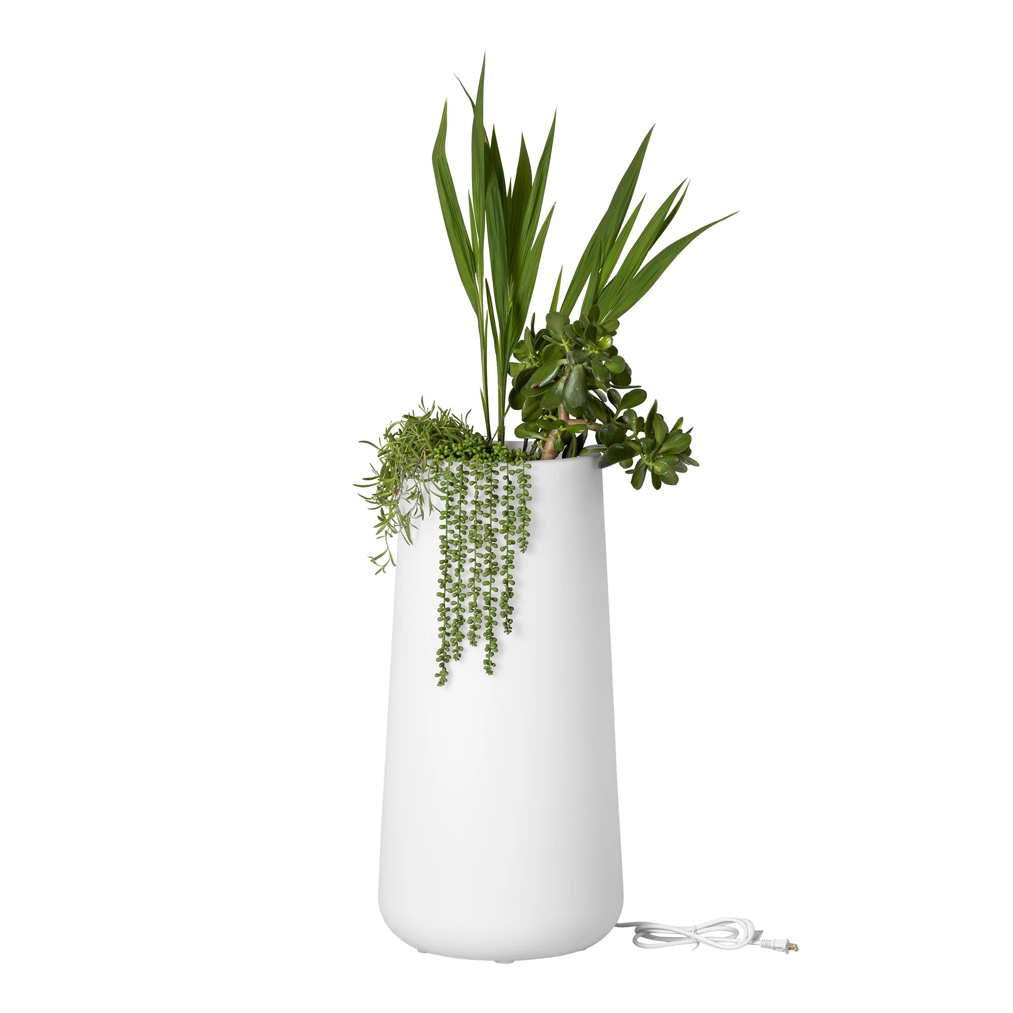 Tall Lighted Planter Pot - Dalya