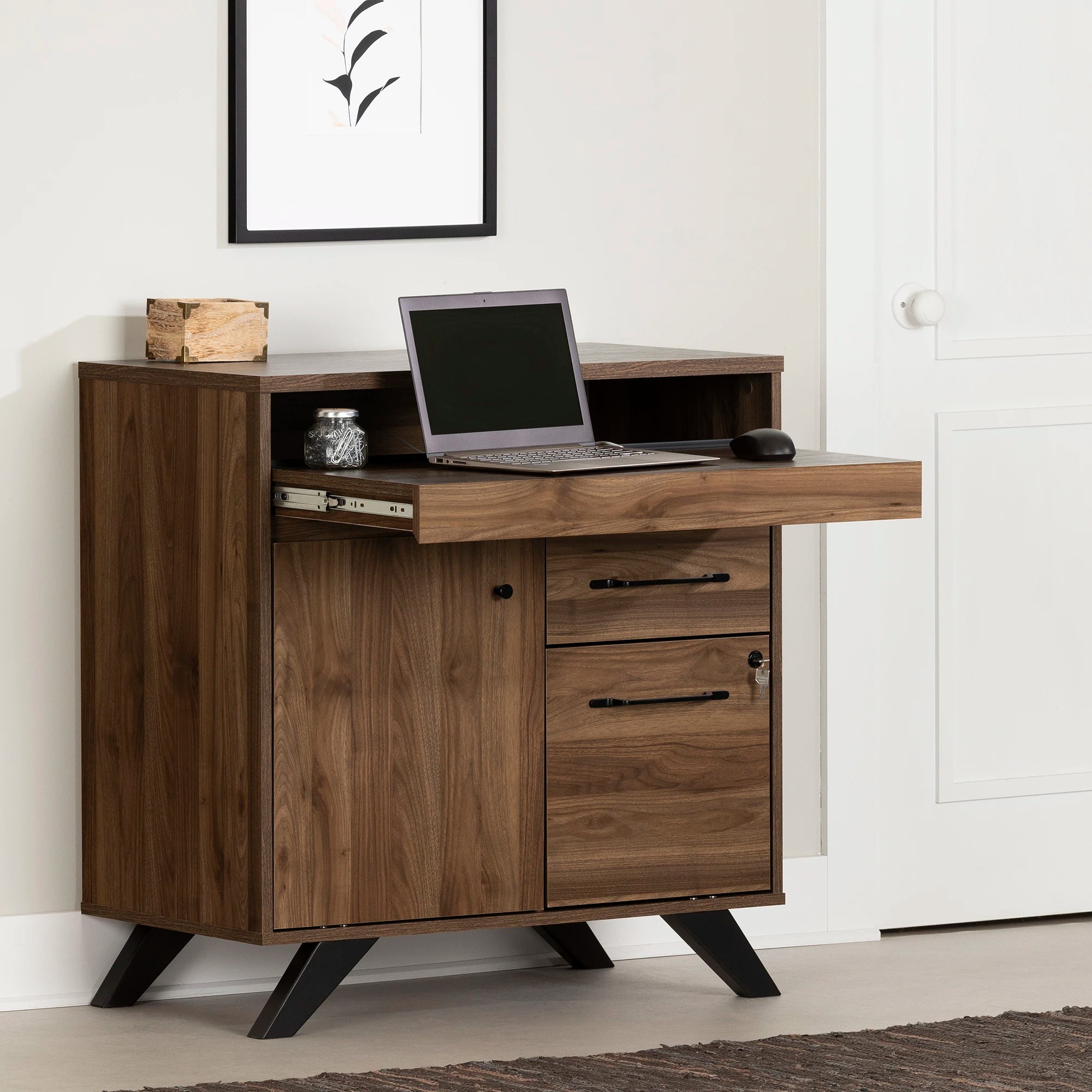 Multi-Function Secretary Desk - Flam