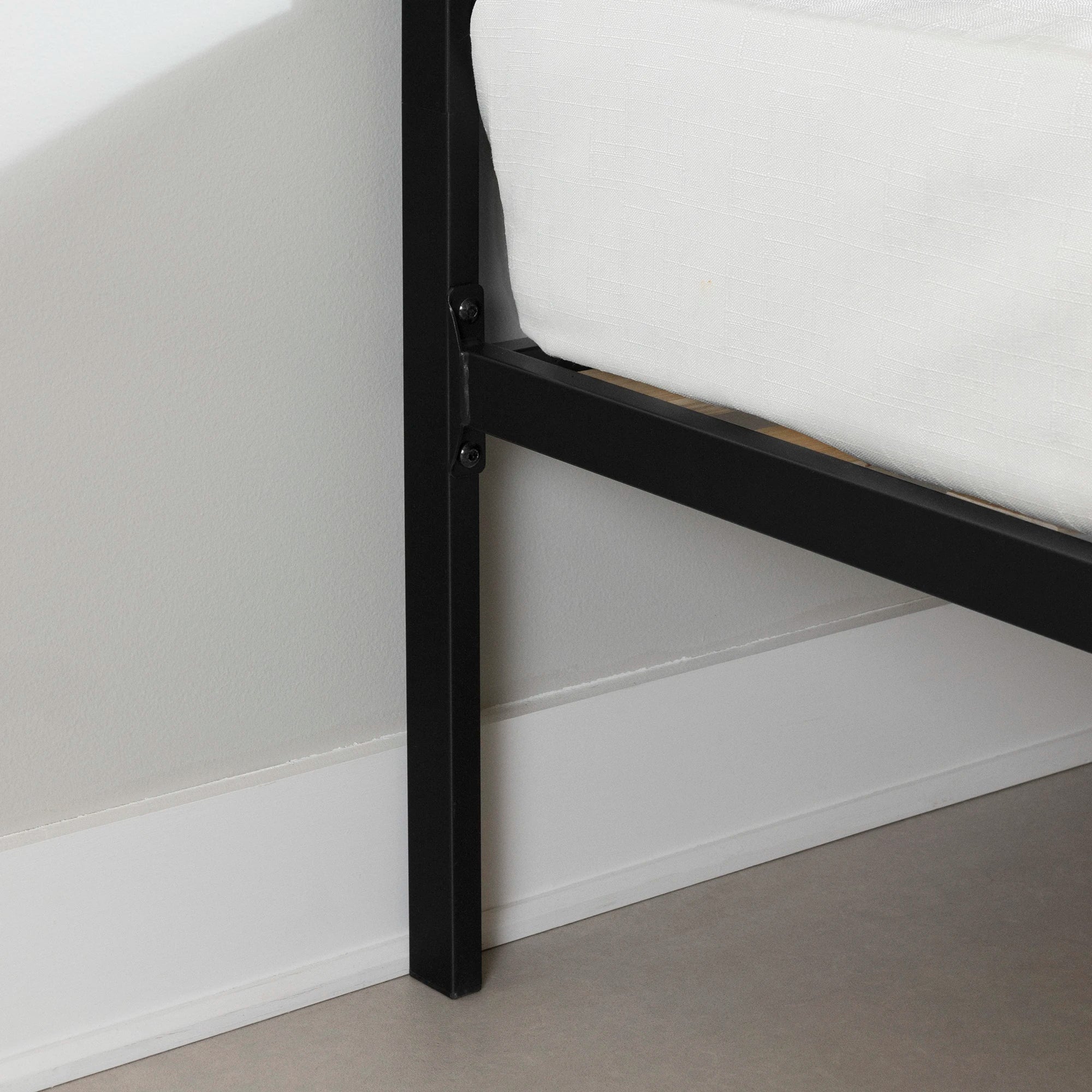 Metal Platform Bed with Natural Cane - Bloom