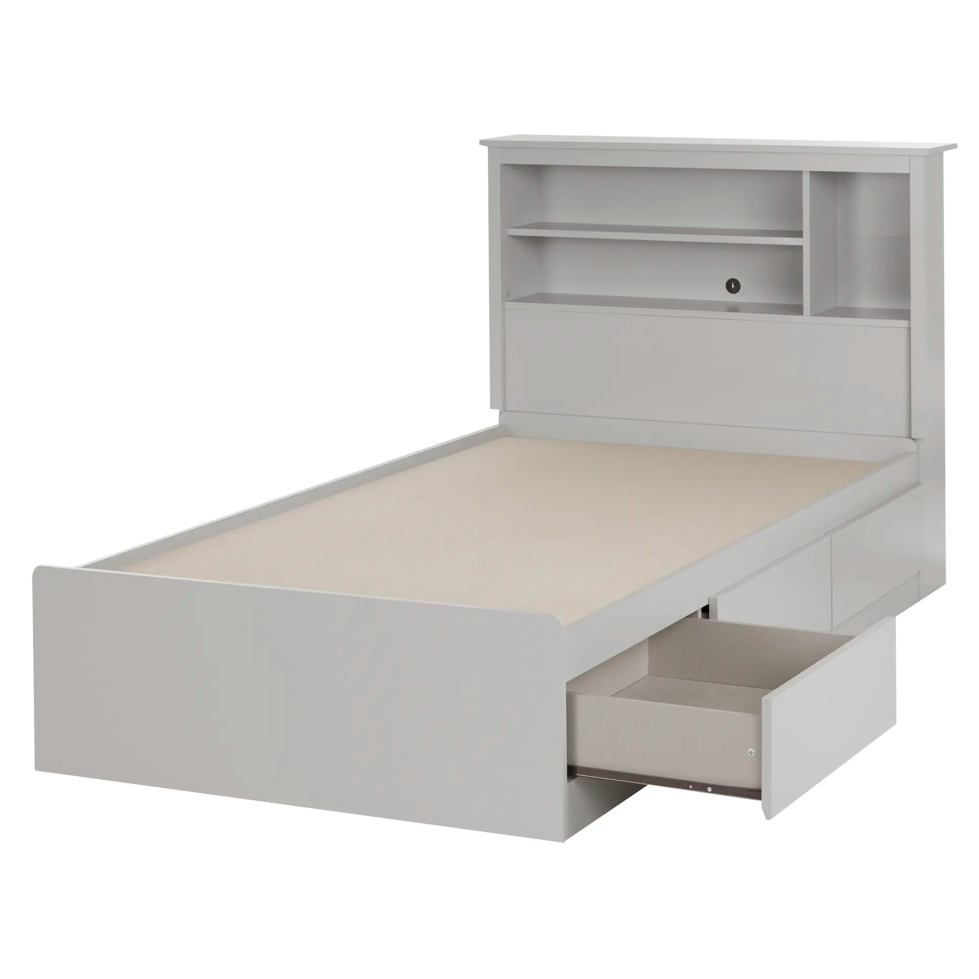 Mates Bed With Bookcase Headboard Set - Vito