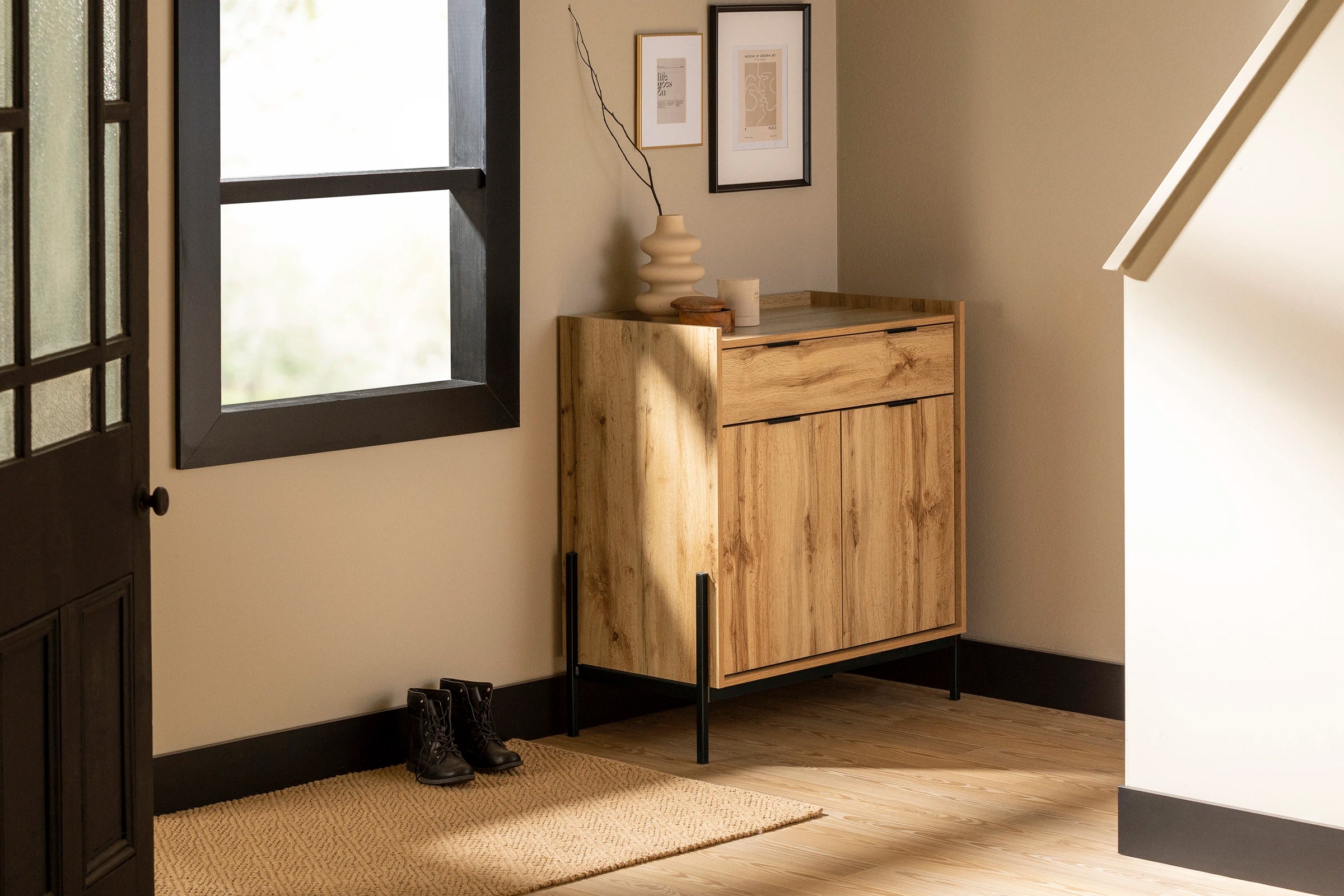 Storage Cabinet with Drawer - Mezzy