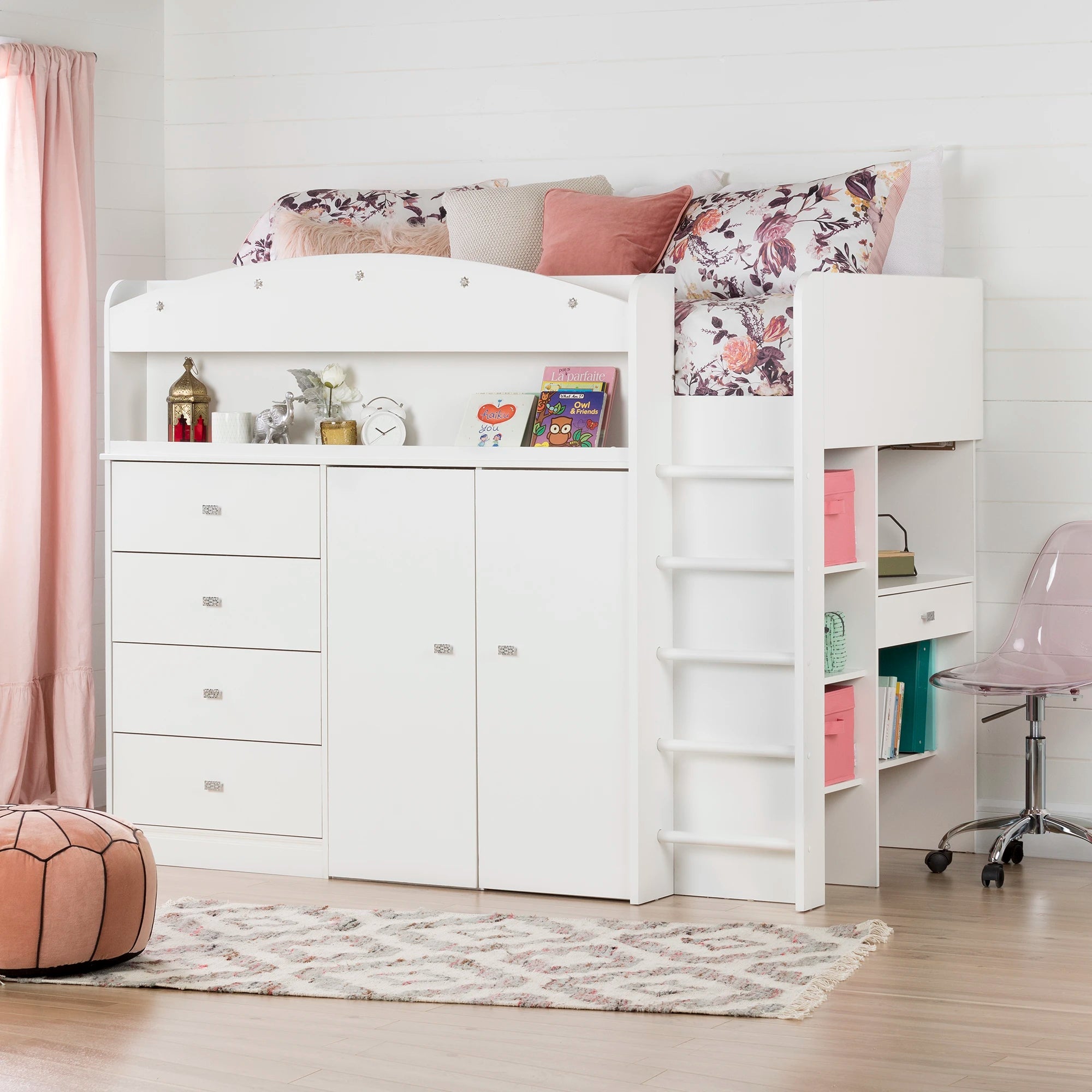 Loft Bed with Desk - Tiara