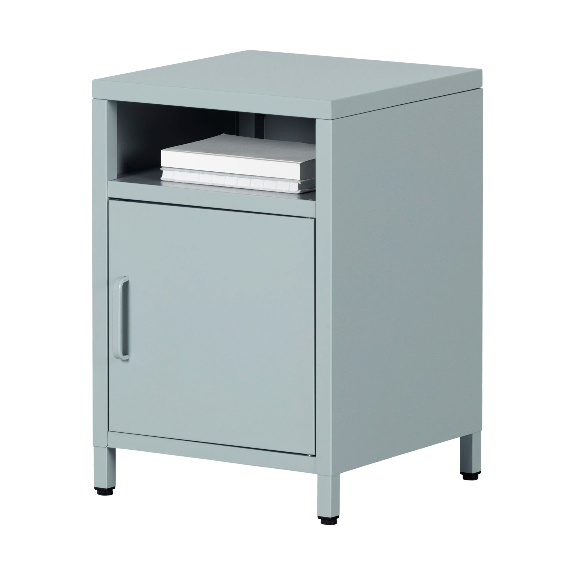 Metal 1-Door Nightstand - Sweedi