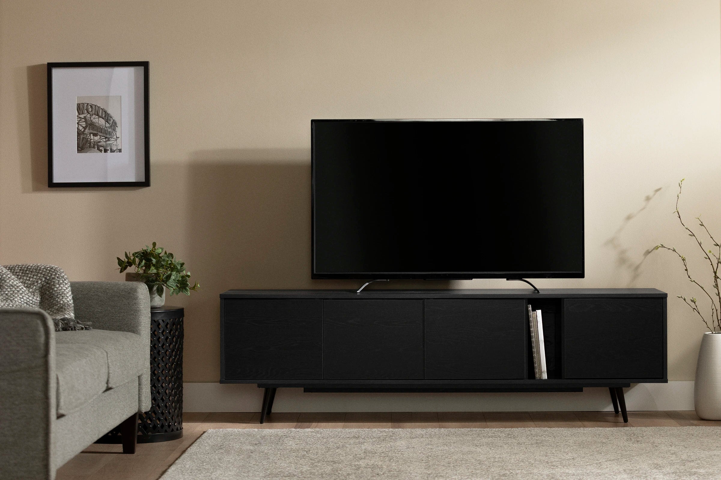 TV Stand with Doors - Mezzy