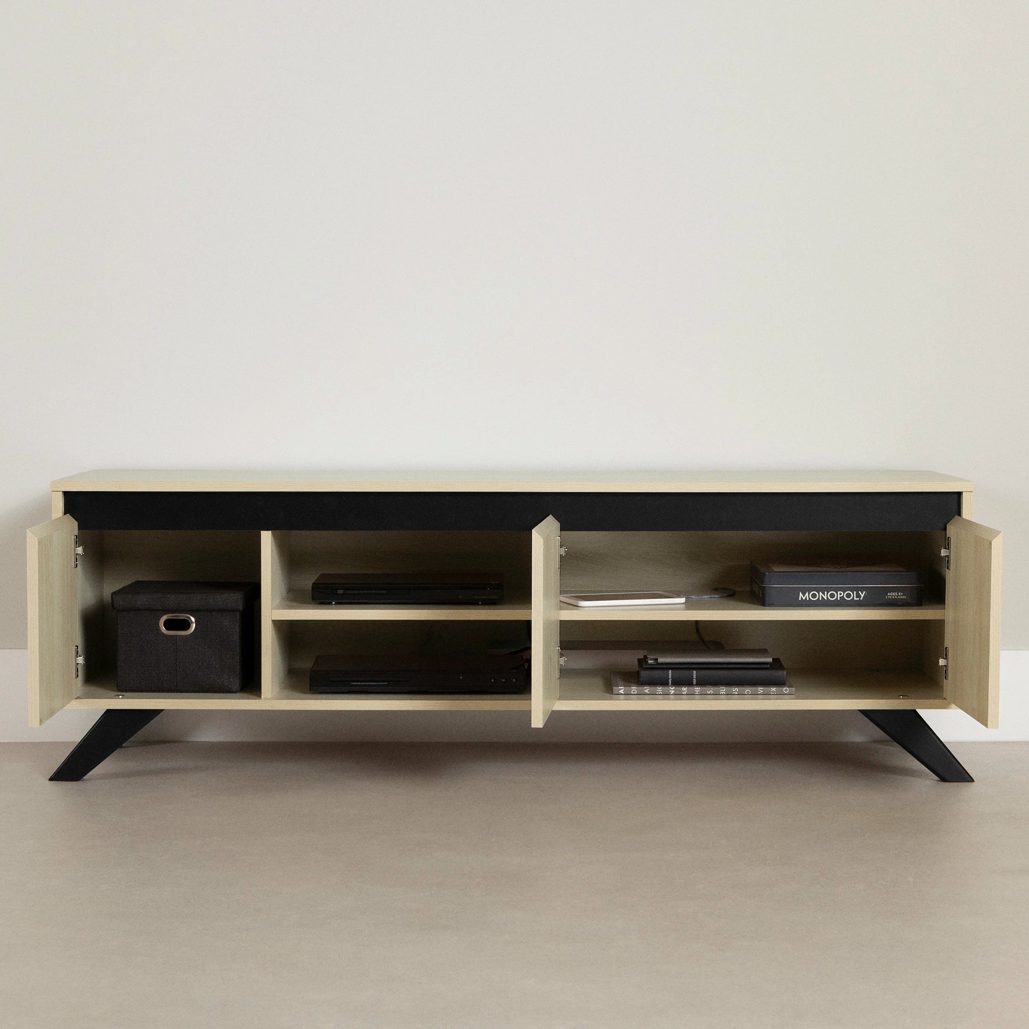 TV Stand with Doors - Flam