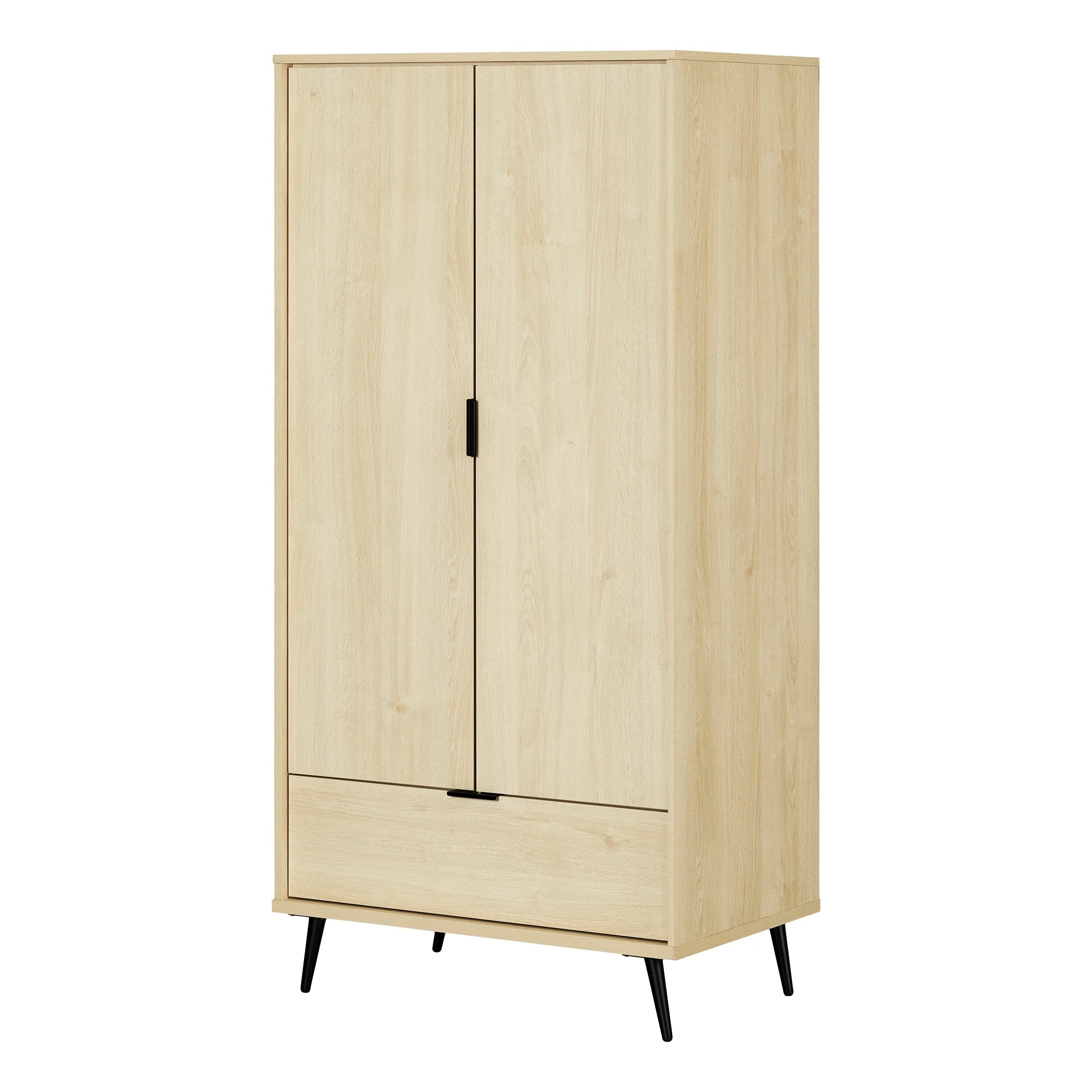 Wardrobe Armoire with Doors and Drawer - Oxford