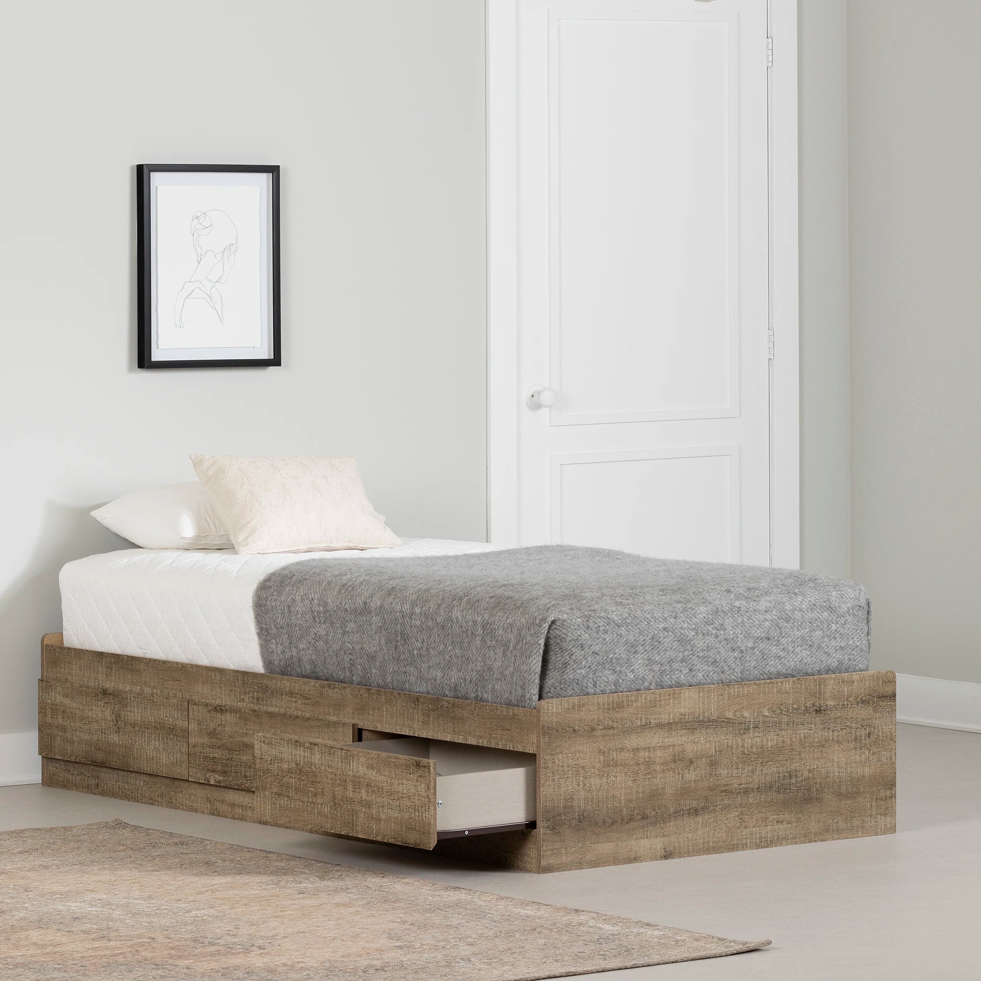 Mates Bed with 3 Drawers - Versa