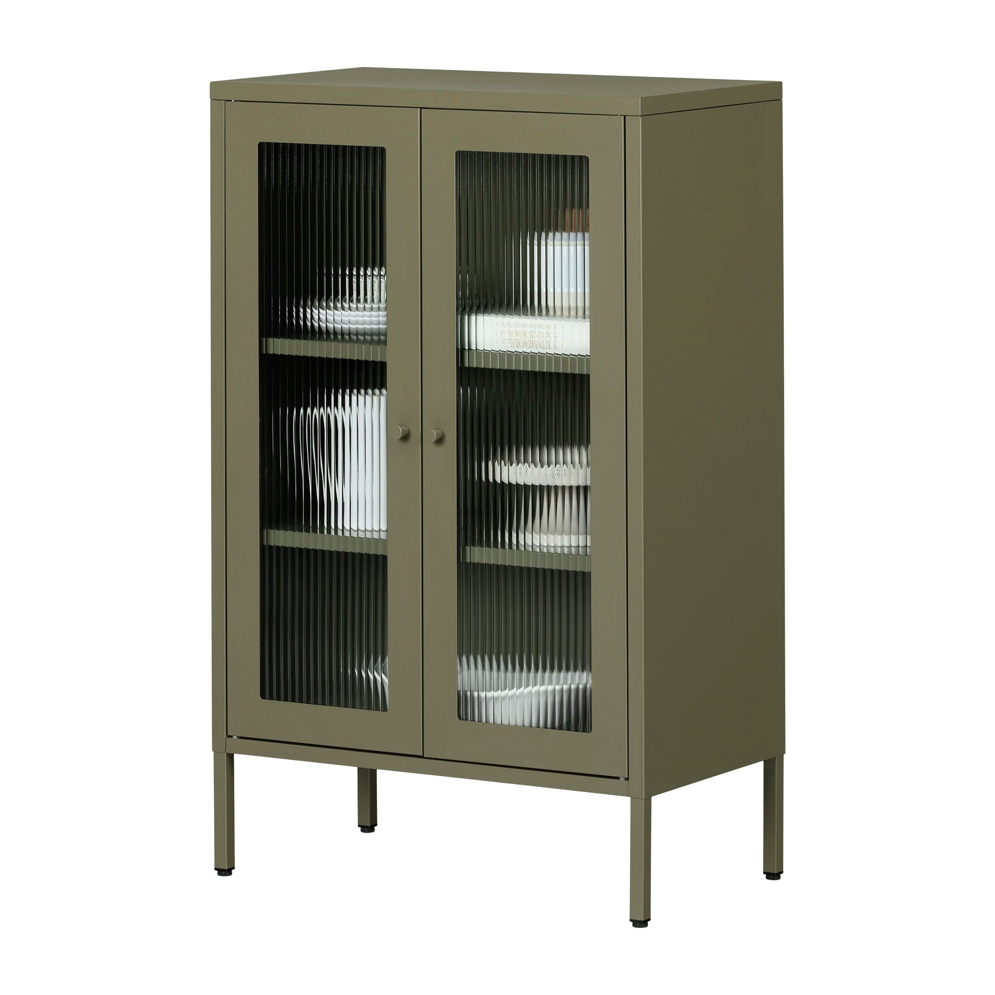 Storage Cabinet with Glass Doors - Eddison