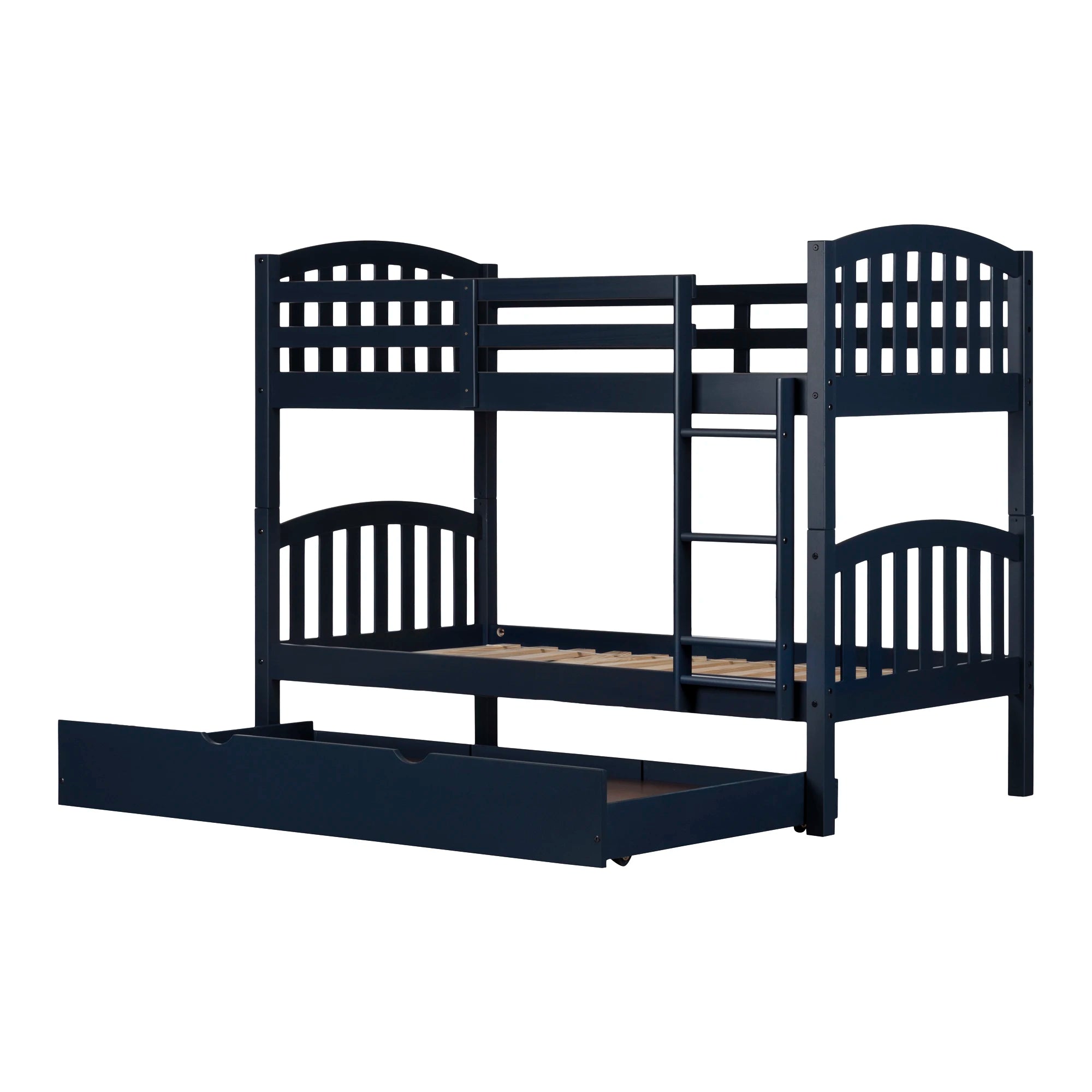 Solid Wood Bunk Bed with Trundle - Ulysses